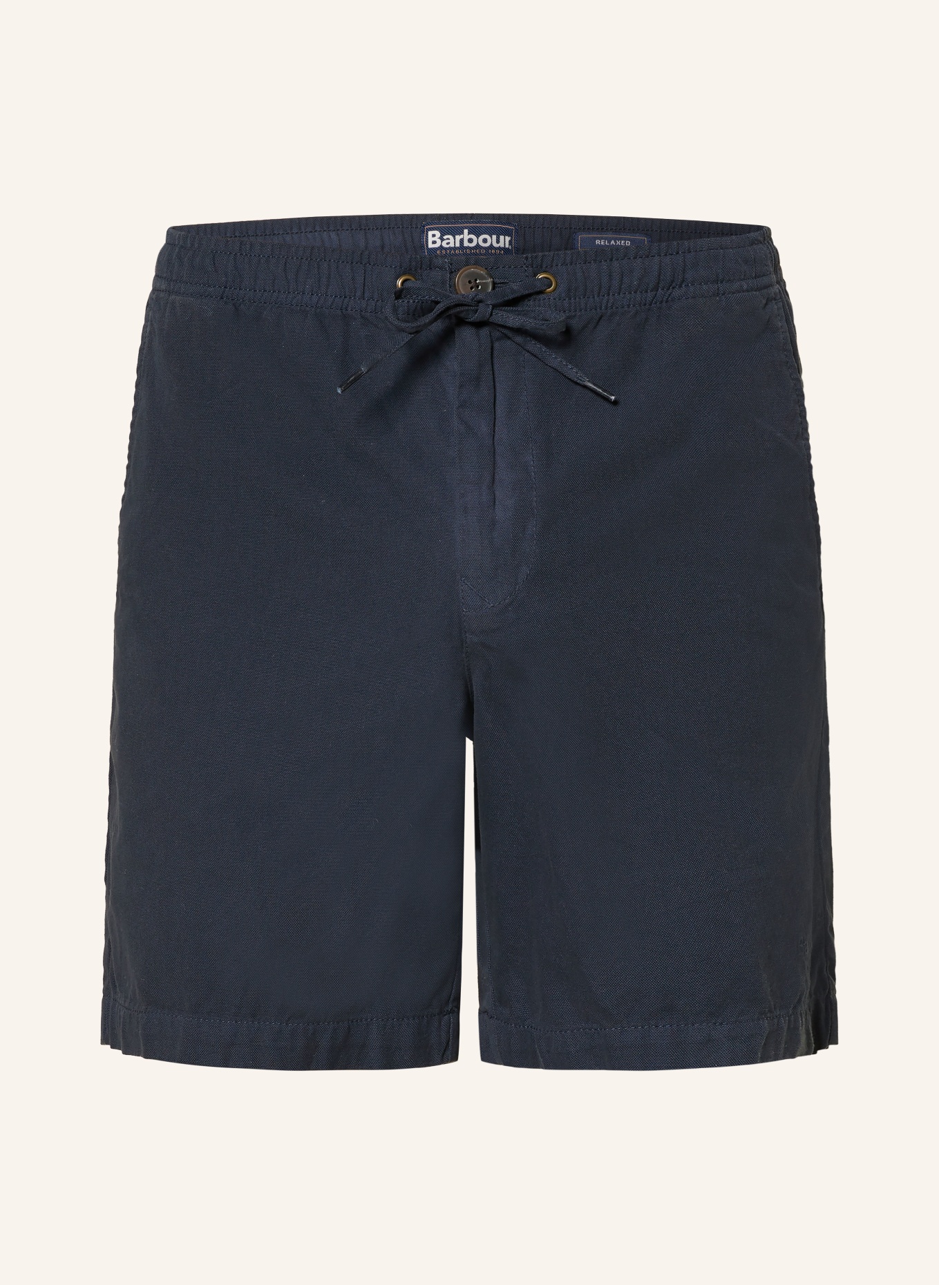 Barbour Shorts OXFORD Relaxed Fit: DUNKELBLAU