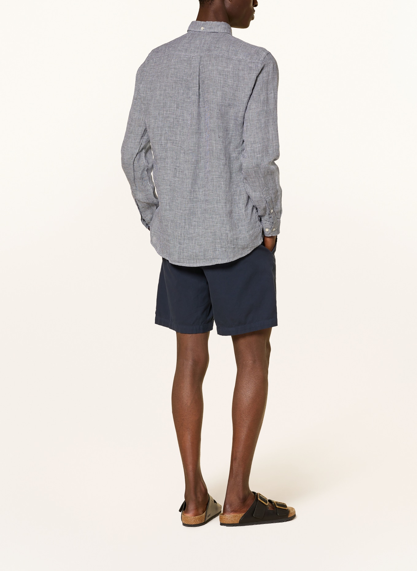 Barbour Shorts OXFORD Relaxed Fit: DUNKELBLAU