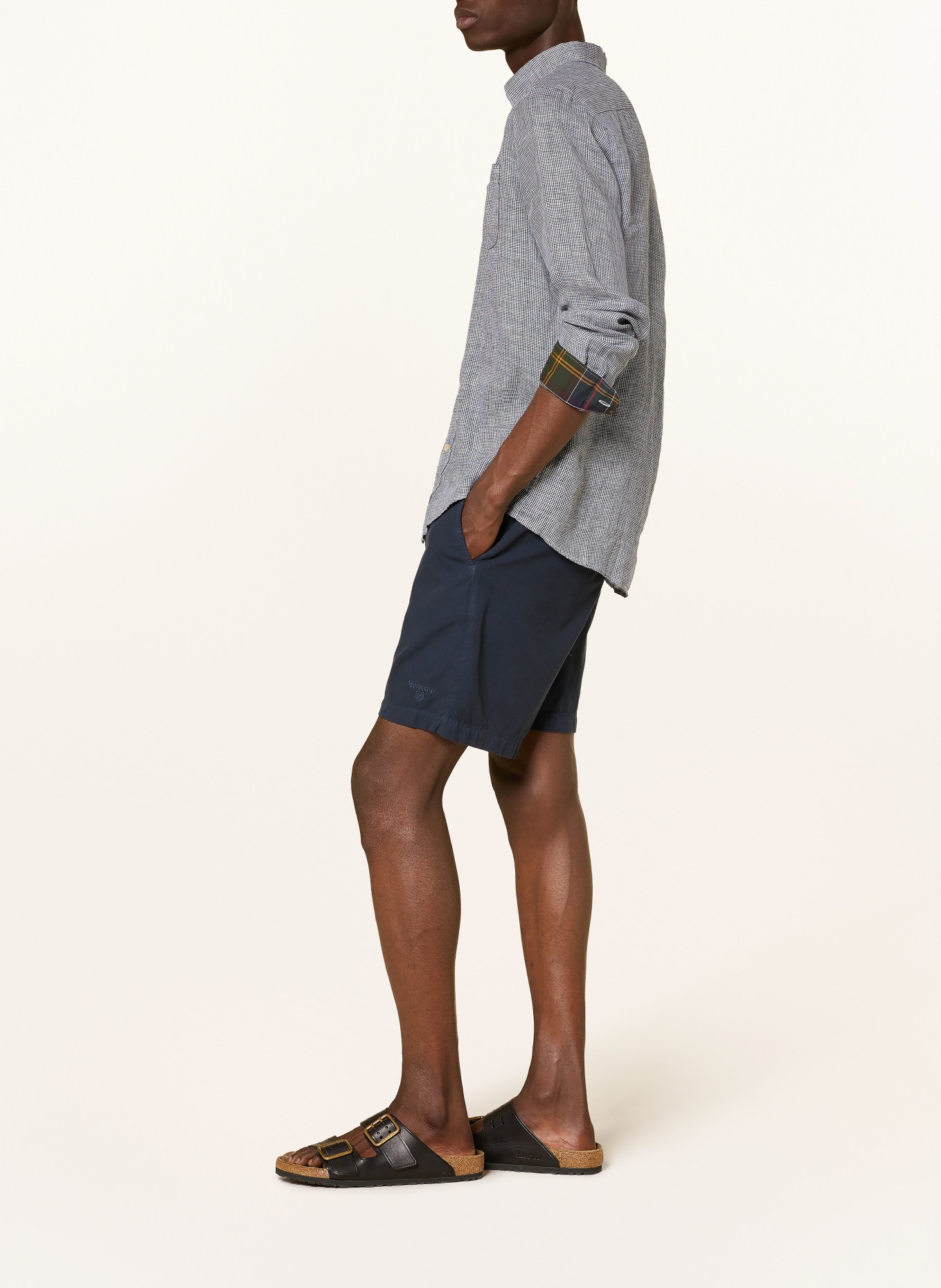 Barbour Shorts OXFORD Relaxed Fit: DUNKELBLAU