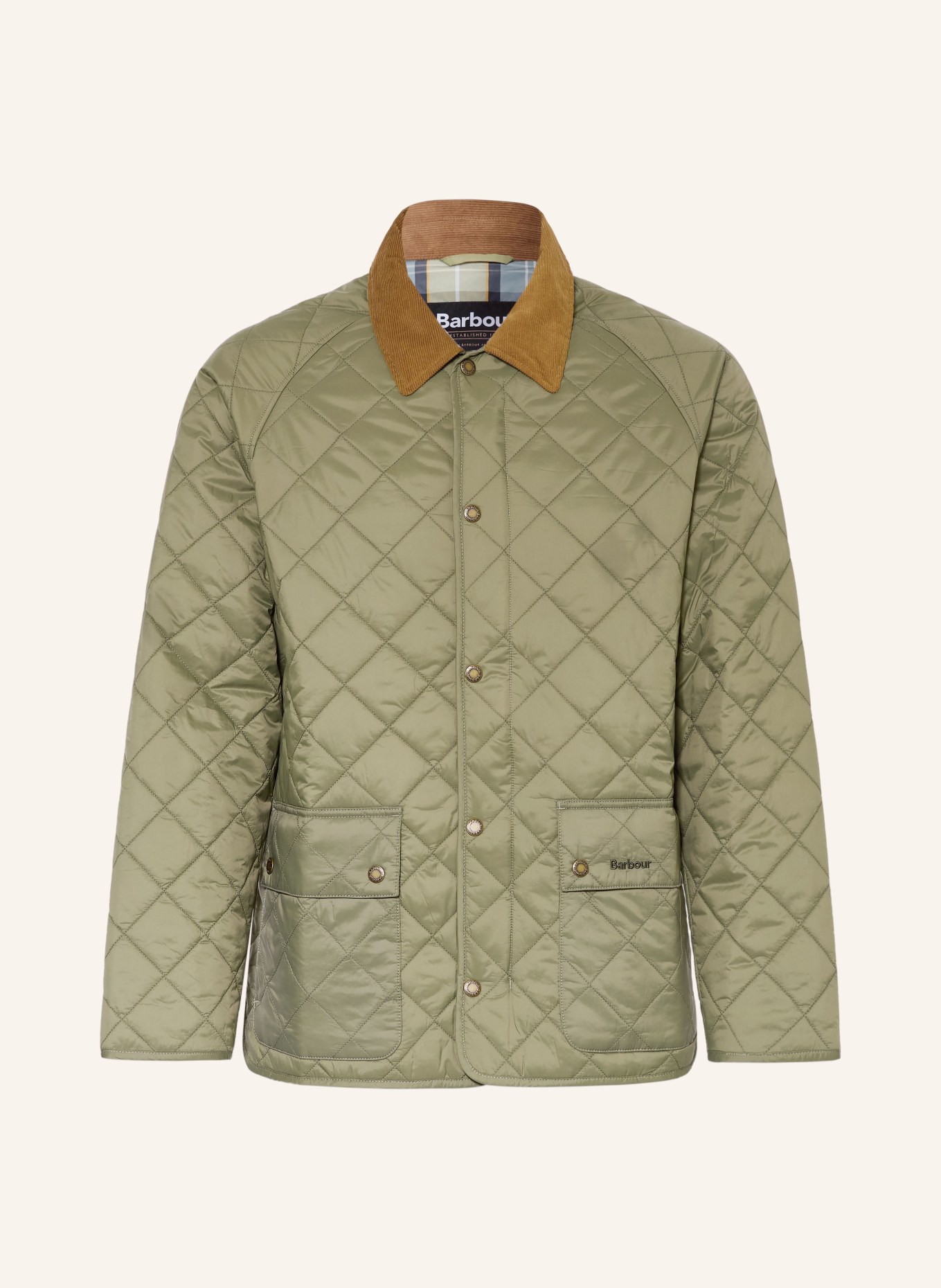 Barbour Steppjacke CITY BEDALE: OLIV