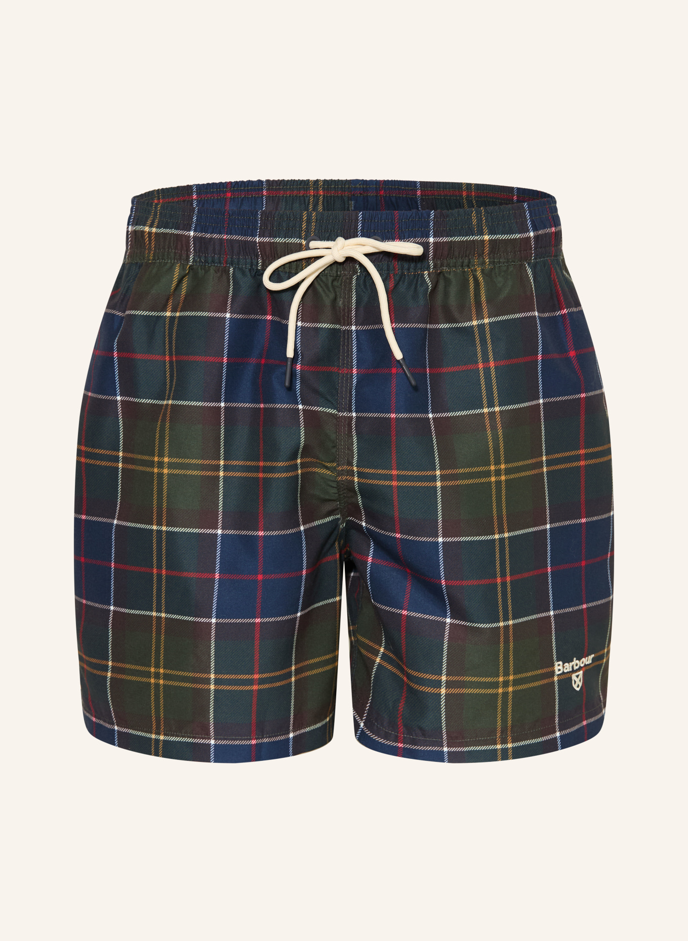 Barbour Short de bain STAPLE: KAKI / JAUNE FONCÉ / BLEU FONCÉ
