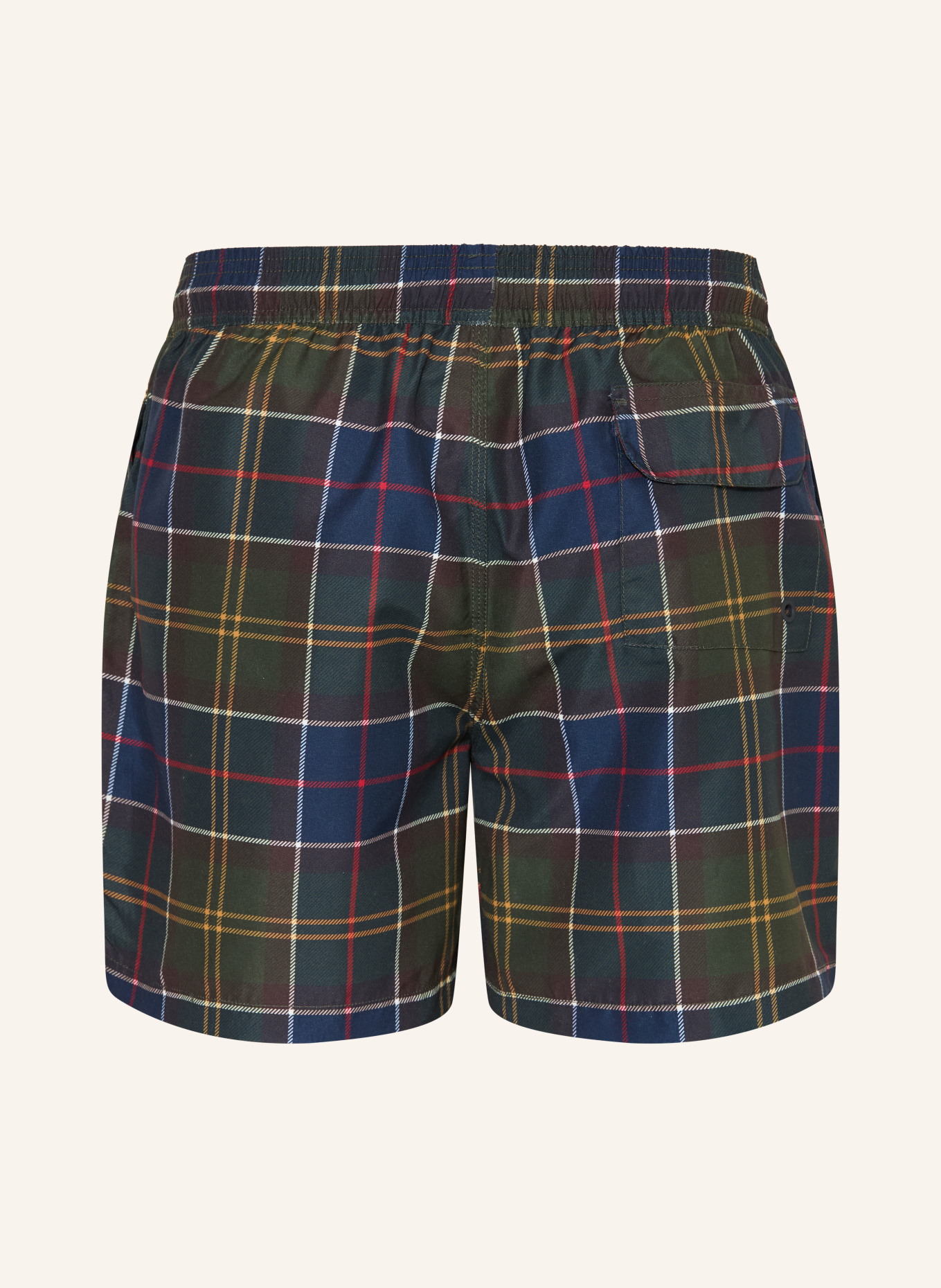 Barbour Short de bain STAPLE: KAKI / JAUNE FONCÉ / BLEU FONCÉ