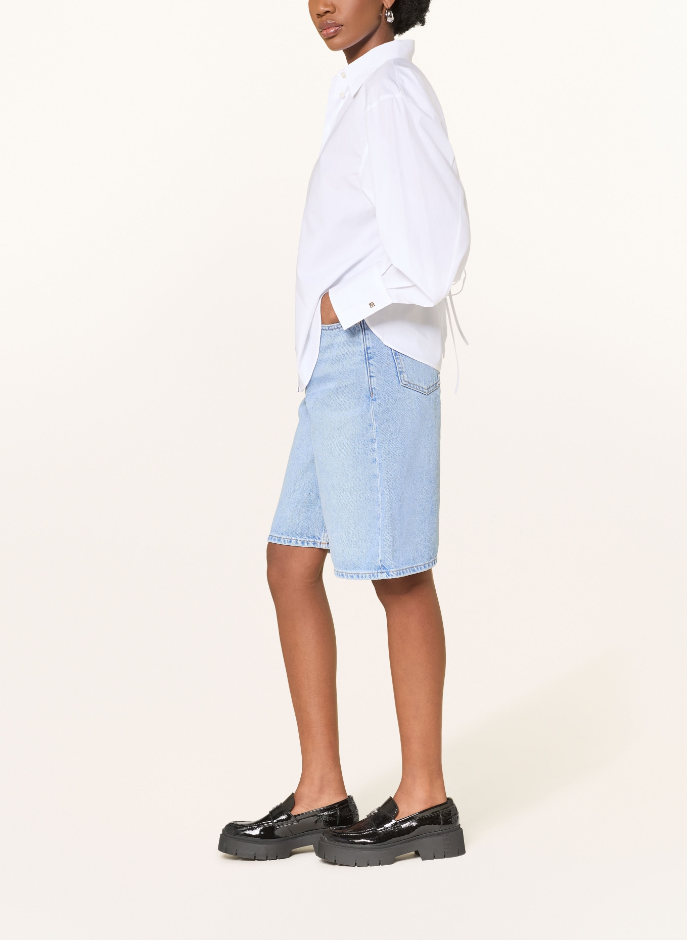 HUGO Jeans Bermuda shorts GELITA: LIGHT BLUE