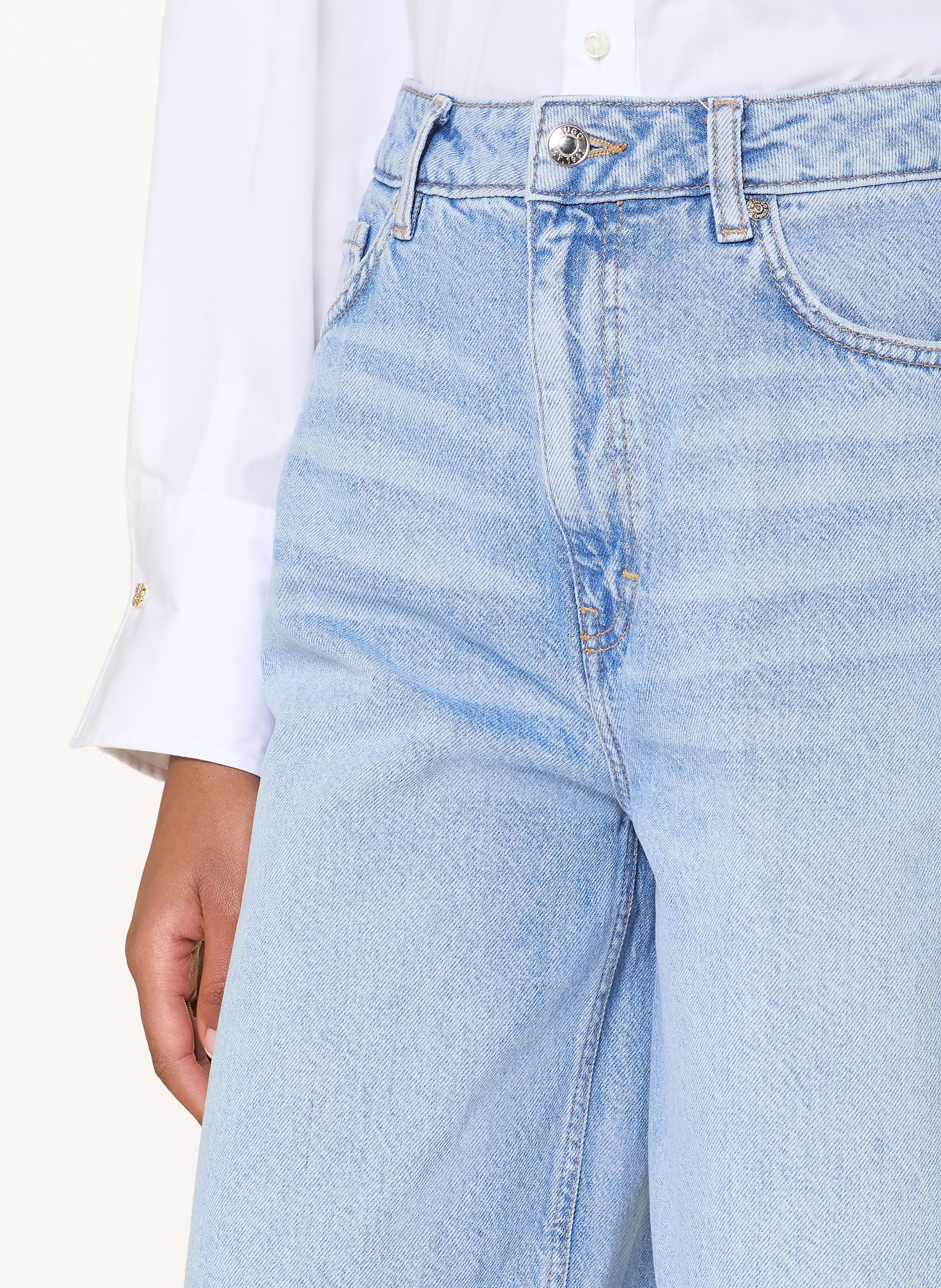 HUGO Jeans Bermuda shorts GELITA: LIGHT BLUE