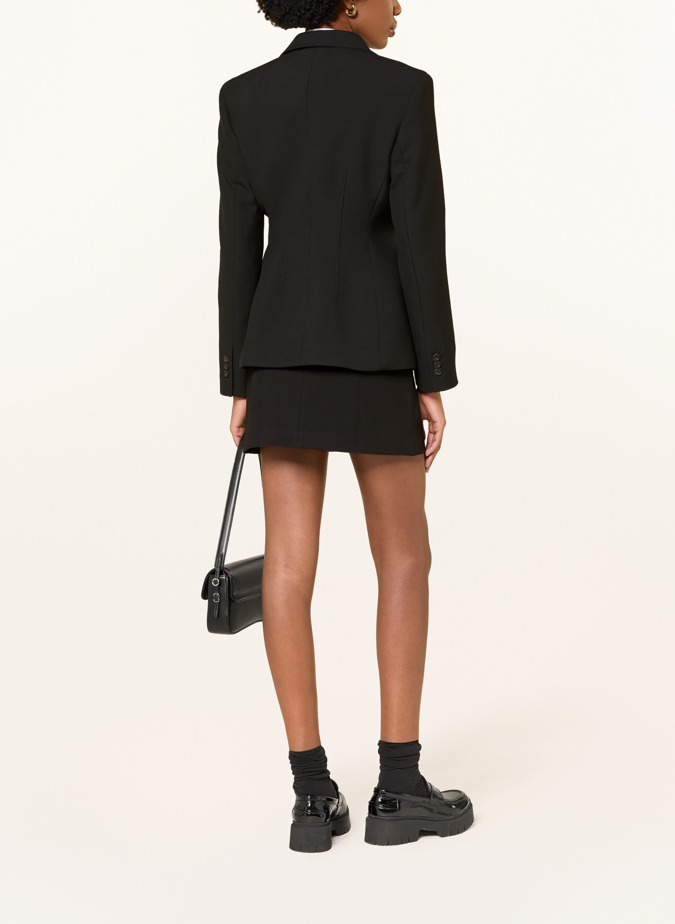 HUGO Sukně NOELLEN: ČERNÁ