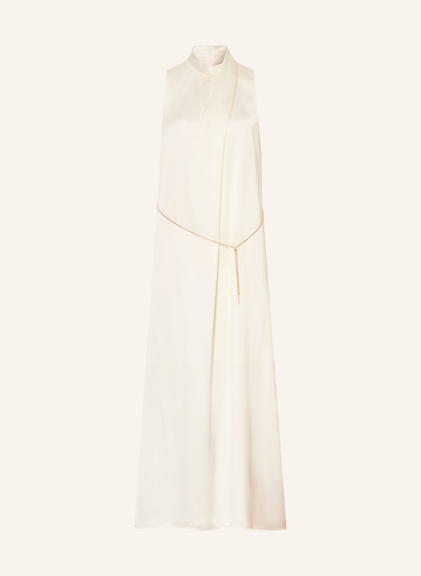 HUGO Satin dress KEWINA: WHITE
