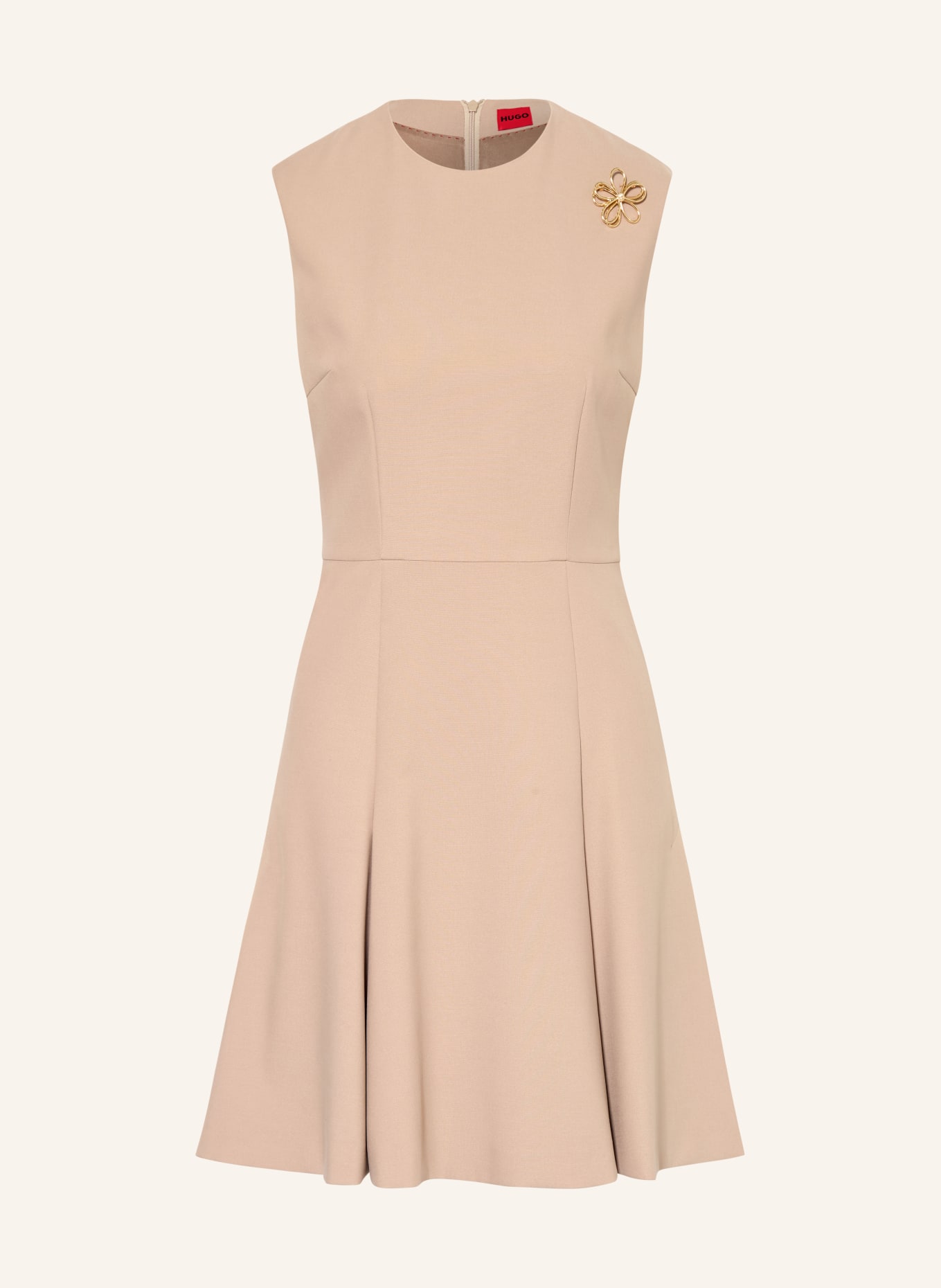 HUGO Kleid KILANDI: BEIGE