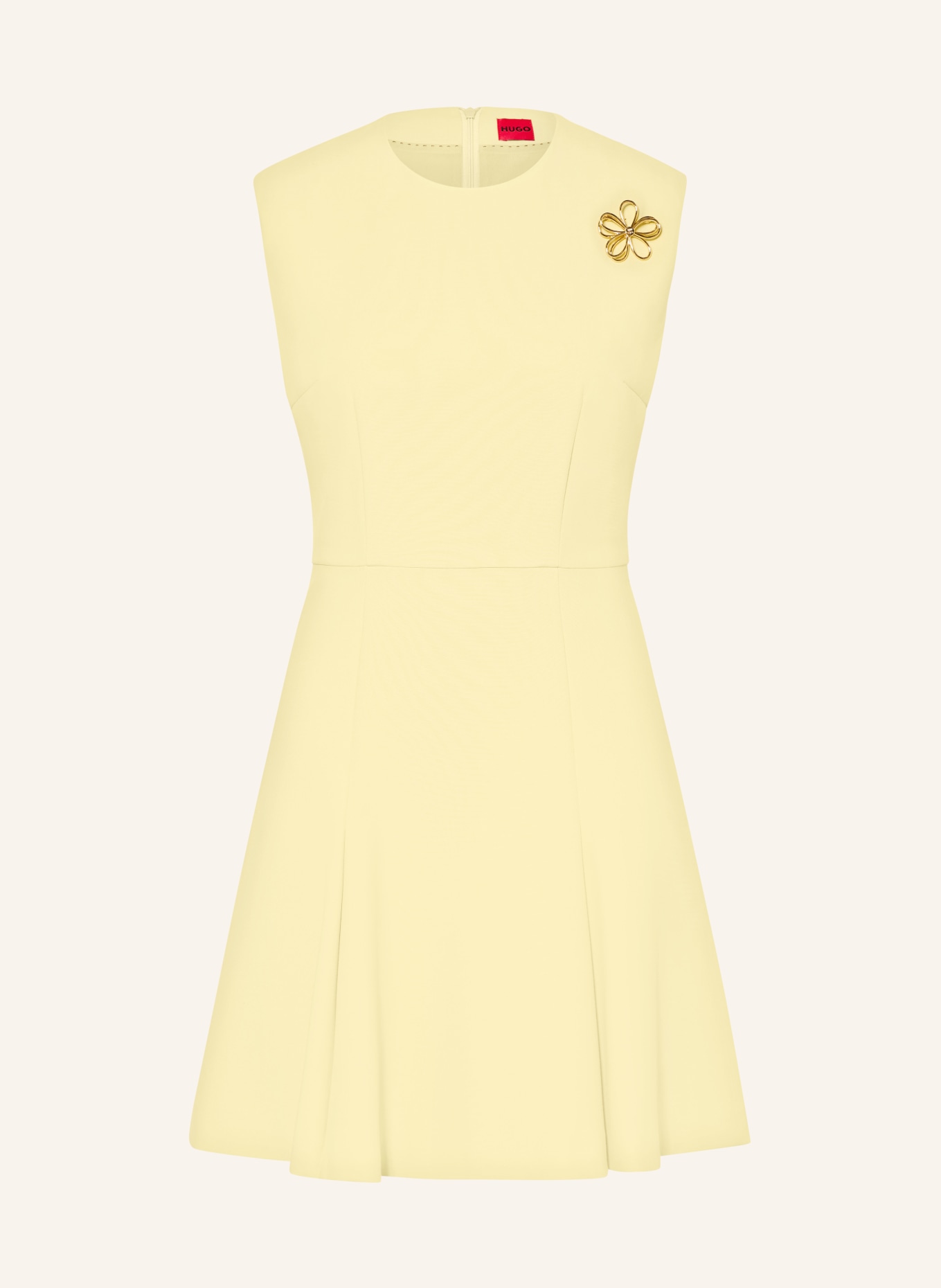 HUGO Šaty KILANDI: SVĚTLE ZELENÁ