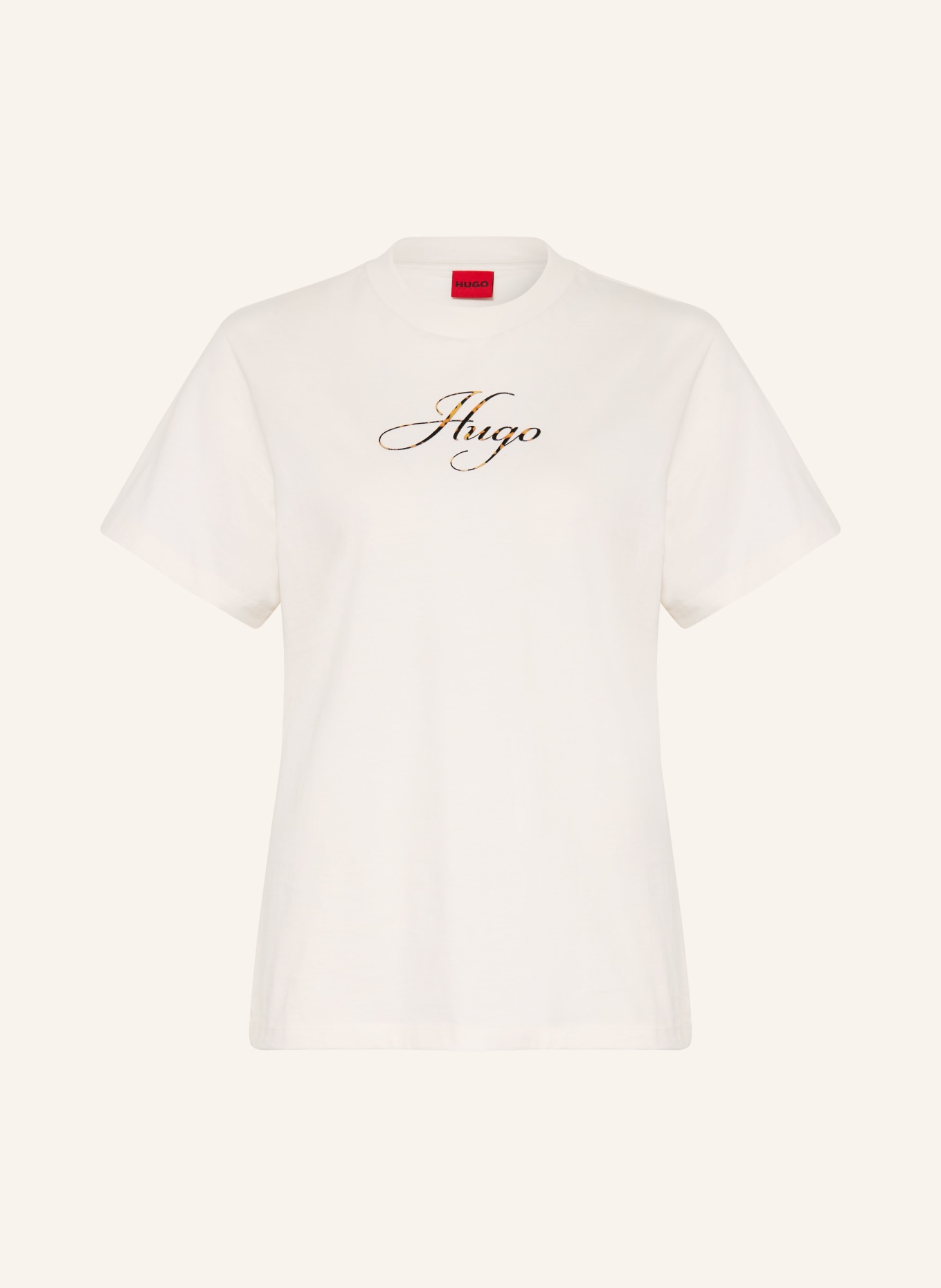 HUGO Tričko VINTAGE TEE: REŽNÁ