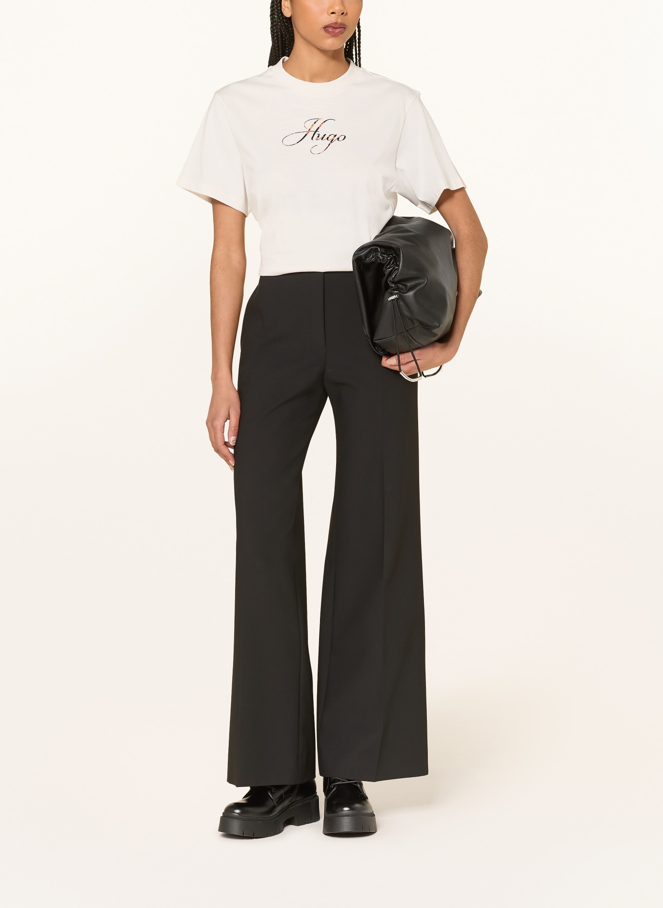 HUGO Tričko VINTAGE TEE: REŽNÁ