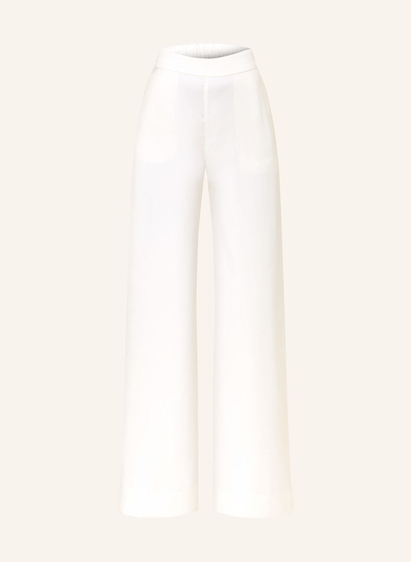 HUGO Spodnie Marlene HASELI: ECRU