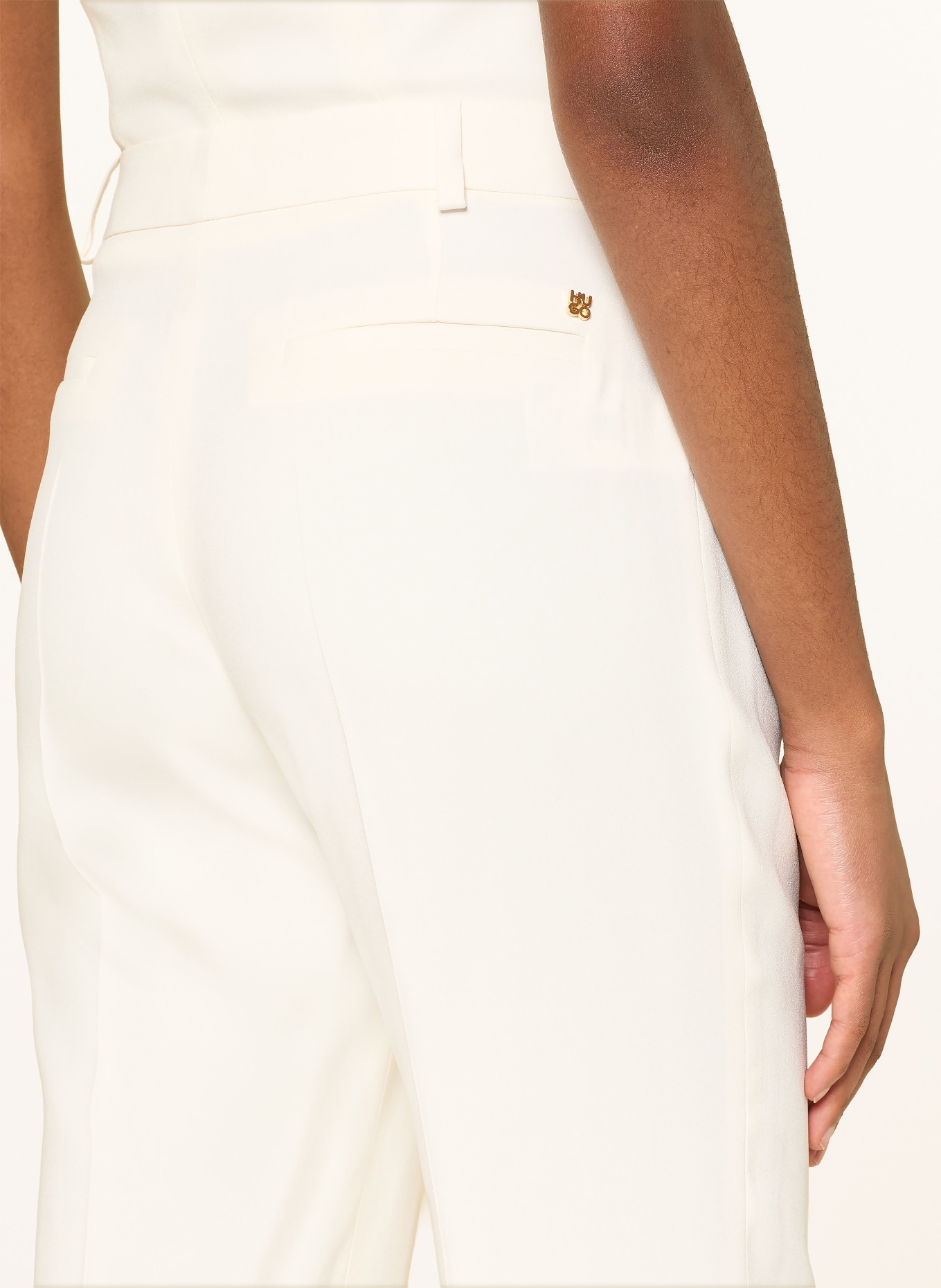 HUGO Marlenehose HILOTINNA: WEISS