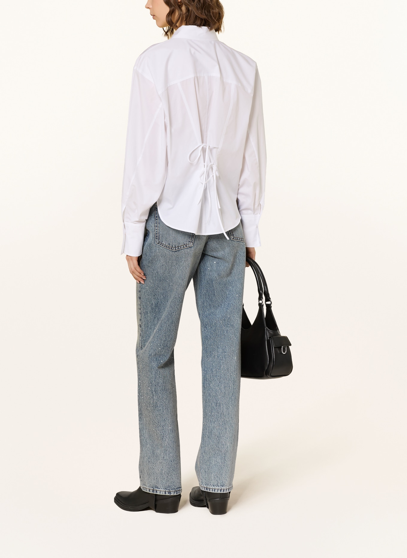 HUGO Hemdbluse ENKANTHUS: WEISS