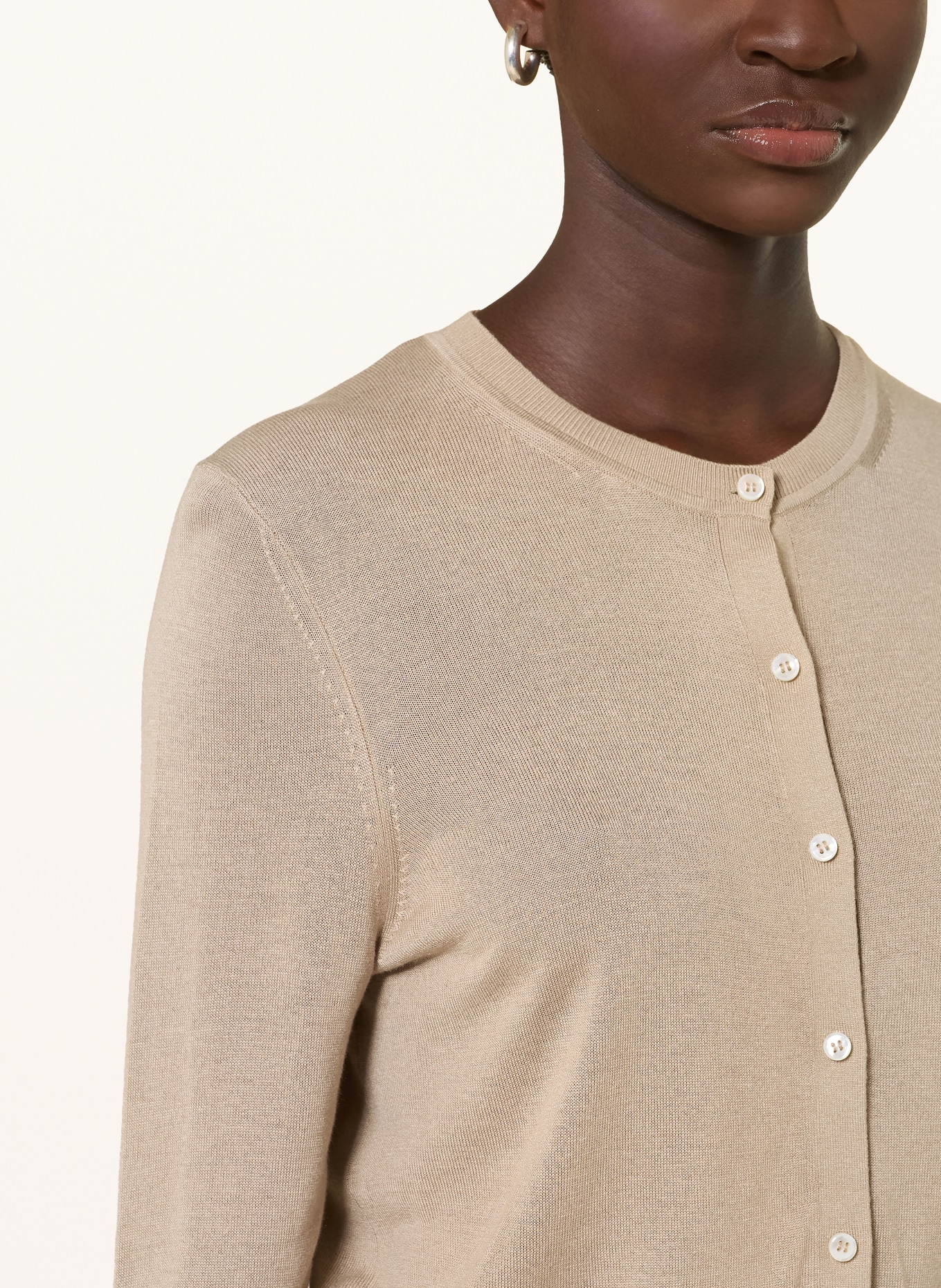 HUGO Svetr SESSIRY: BÉŽOVÁ