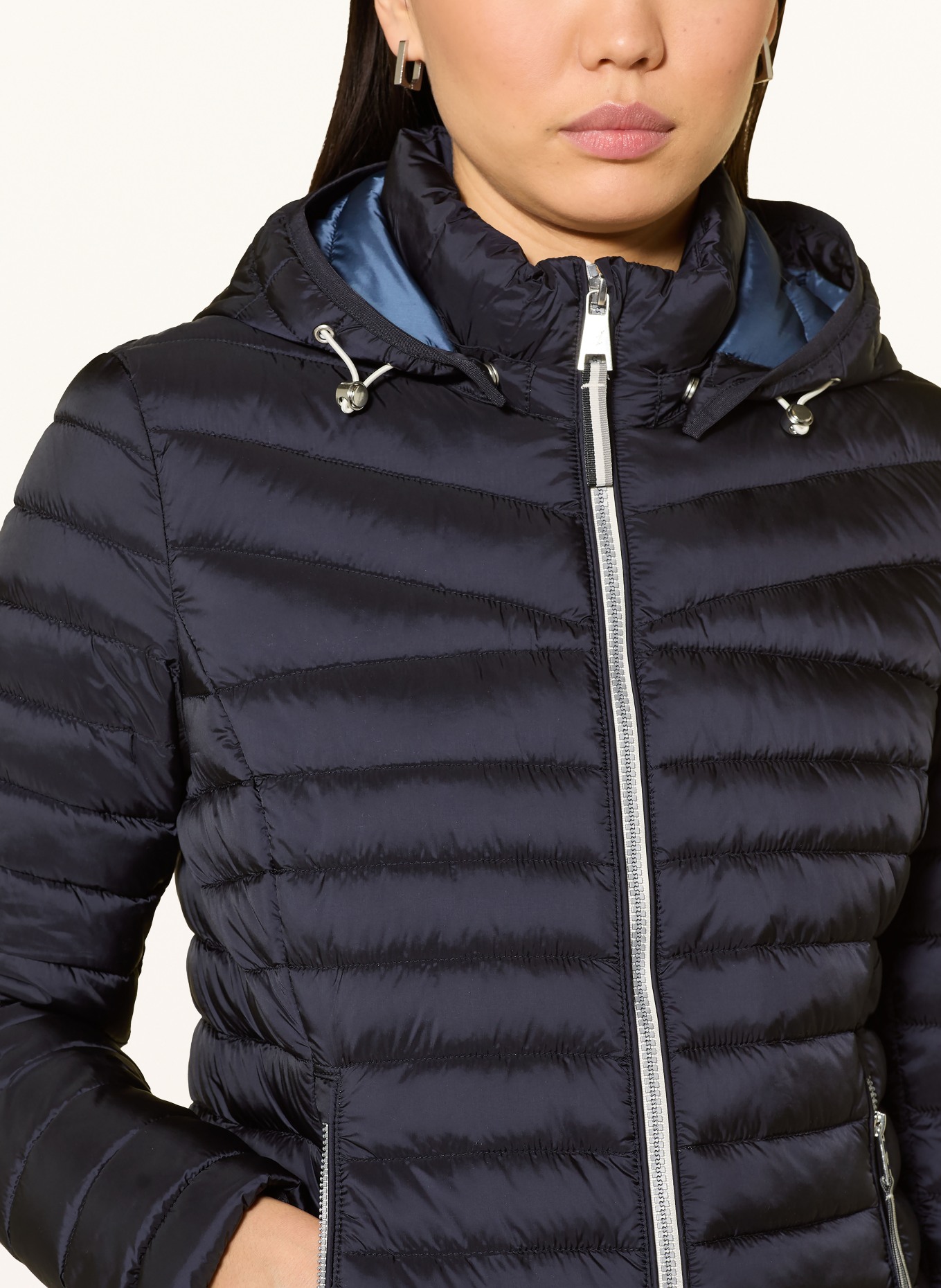 FUCHS SCHMITT prošívaná bunda: TMAVĚ MODRÁ