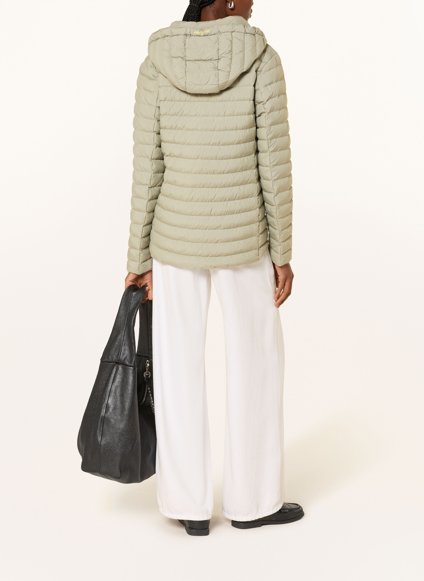 FUCHS SCHMITT Steppjacke mit abnehmbarer Kapuze: HELLGRÜN