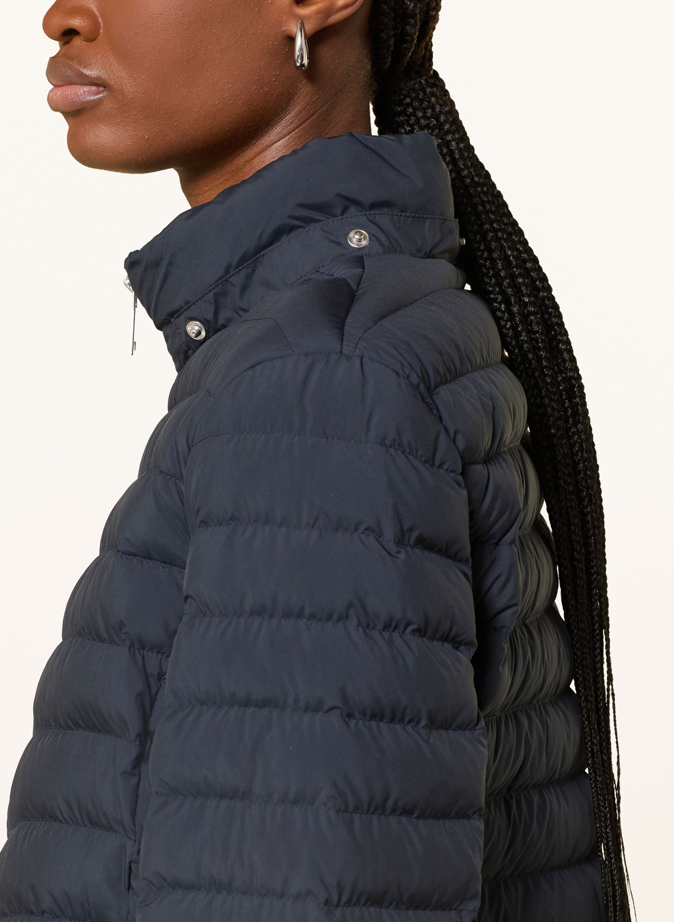 FUCHS SCHMITT Steppjacke mit abnehmbarer Kapuze: DUNKELBLAU