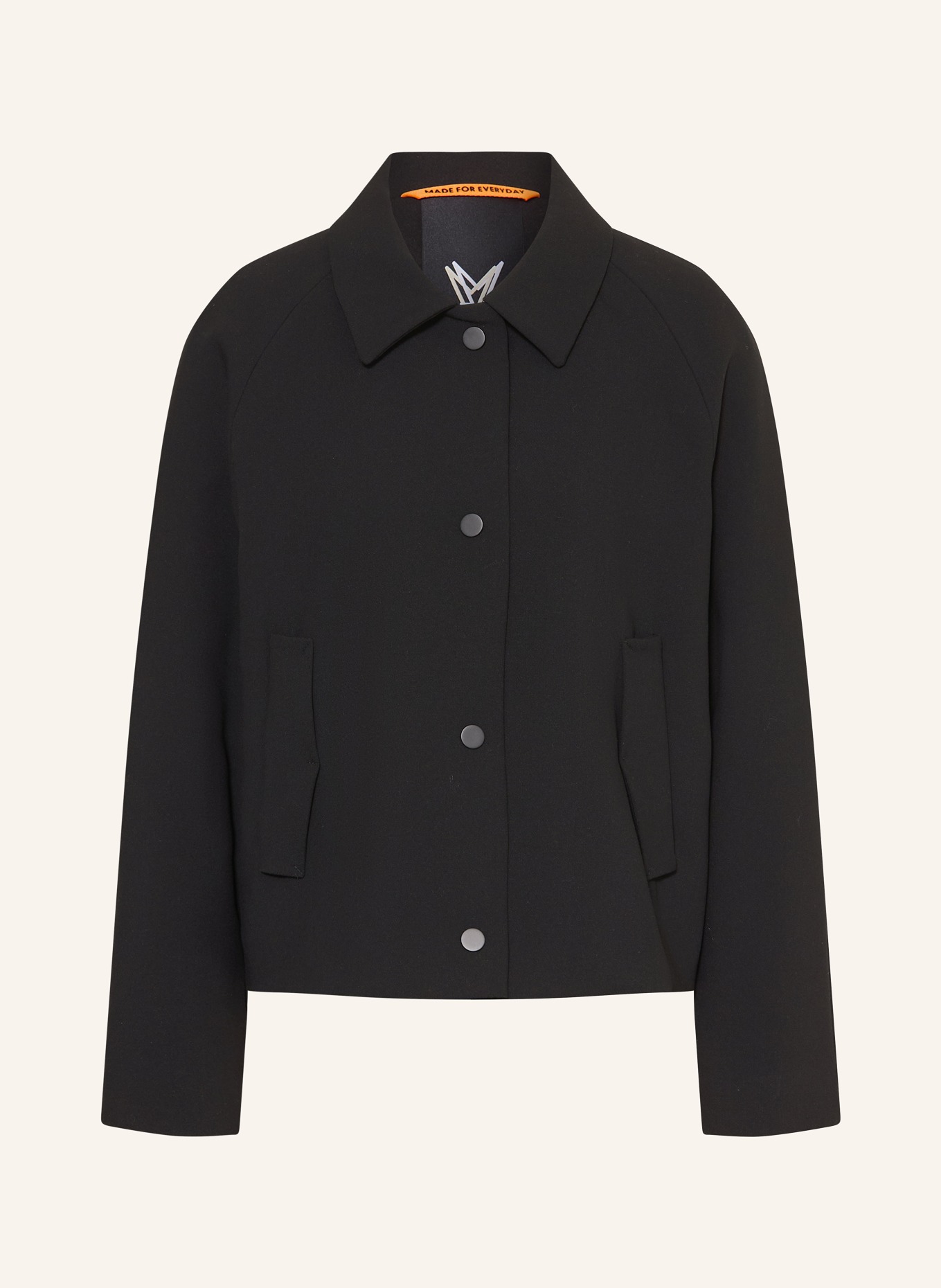 FUCHS SCHMITT kabát: ČERNÁ