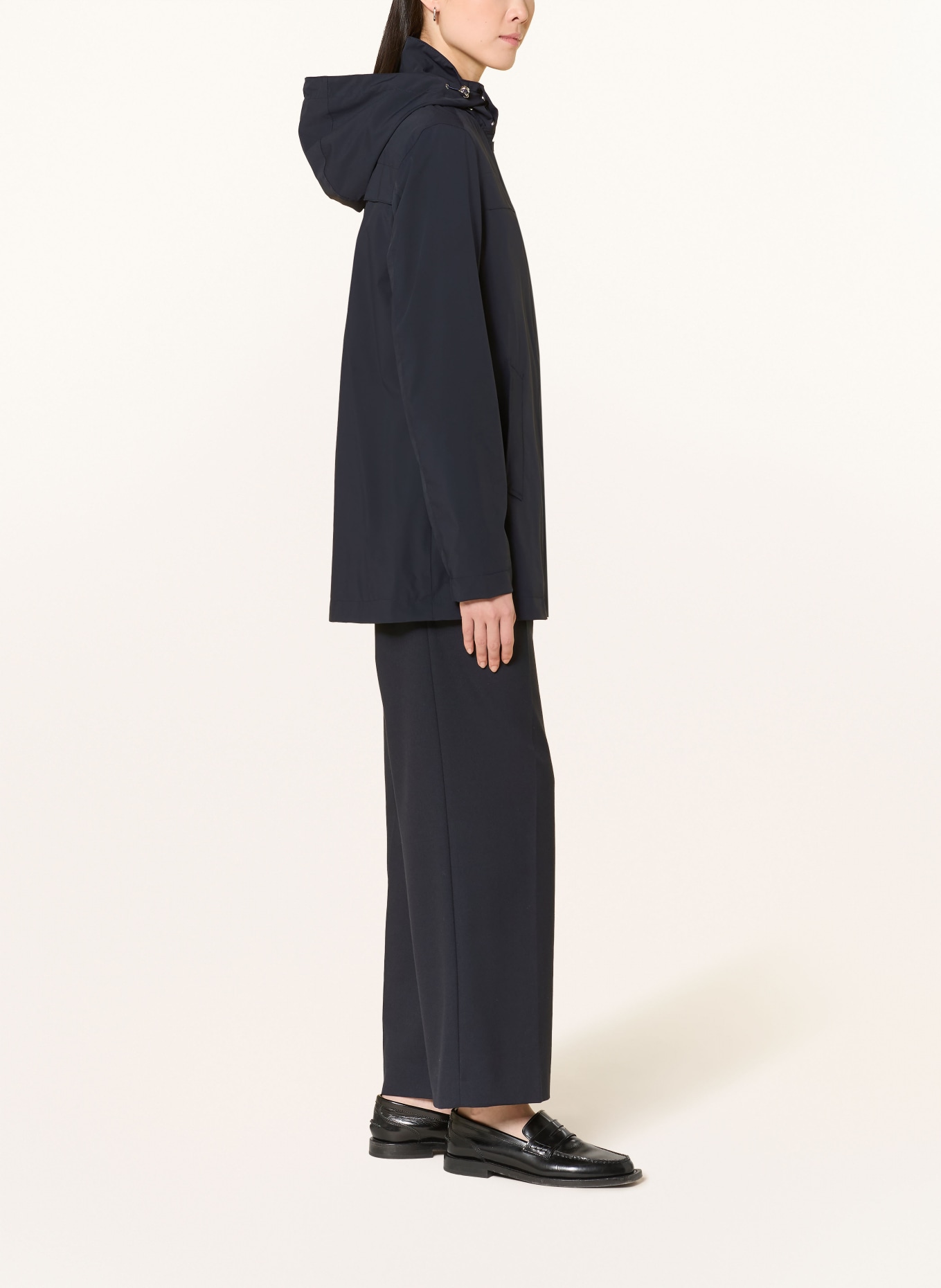 FUCHS SCHMITT imperméable: BLEU FONCÉ