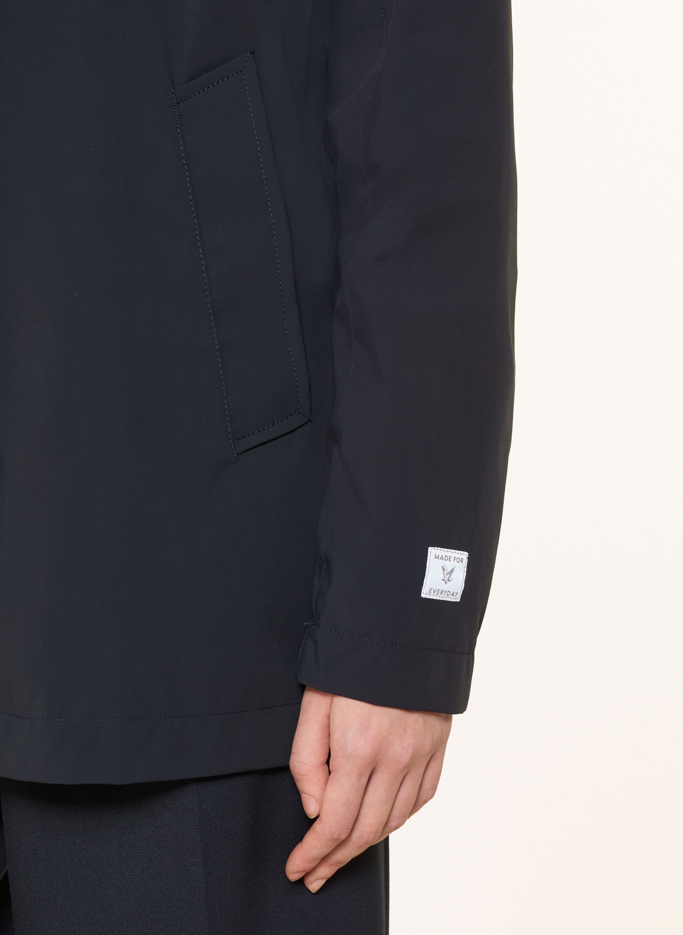 FUCHS SCHMITT imperméable: BLEU FONCÉ