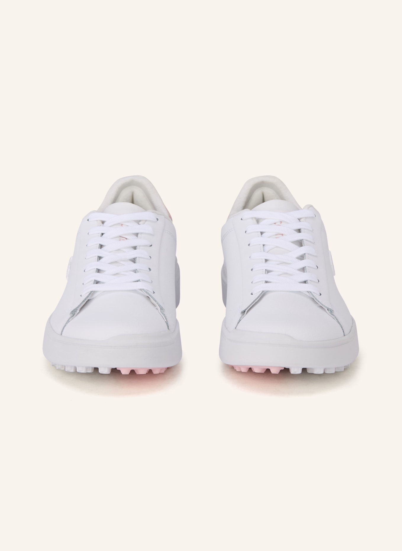 LACOSTE Golfschuhe CARNABY GOLF: WEISS / HELLROSA