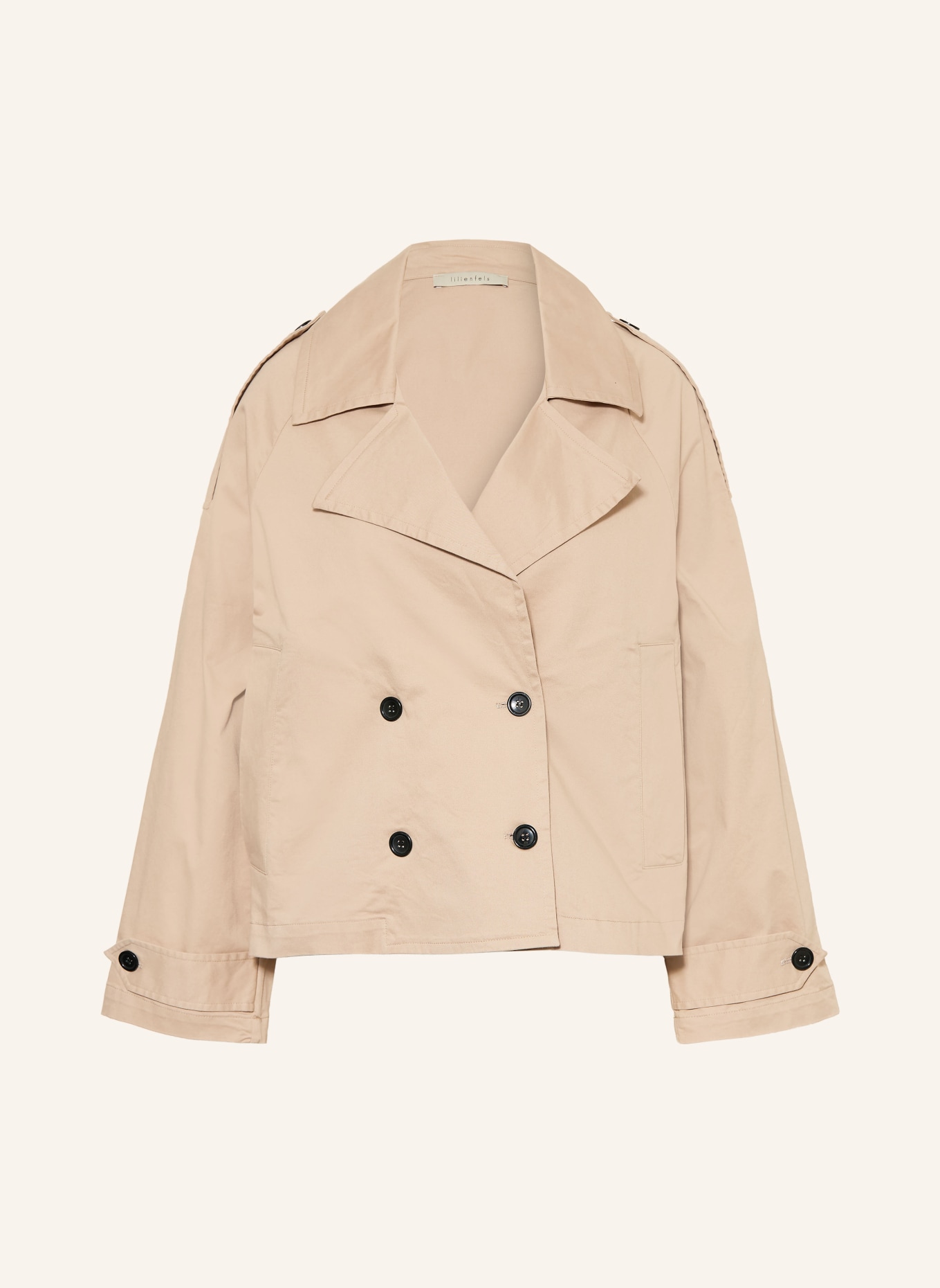 lilienfels trench coat: LIGHT BROWN