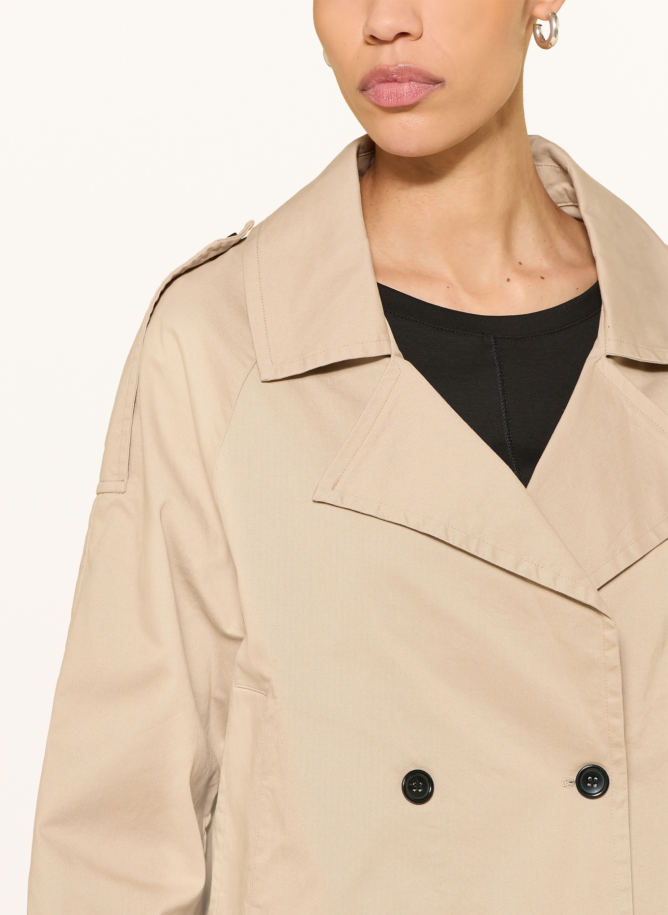 lilienfels trench coat: LIGHT BROWN