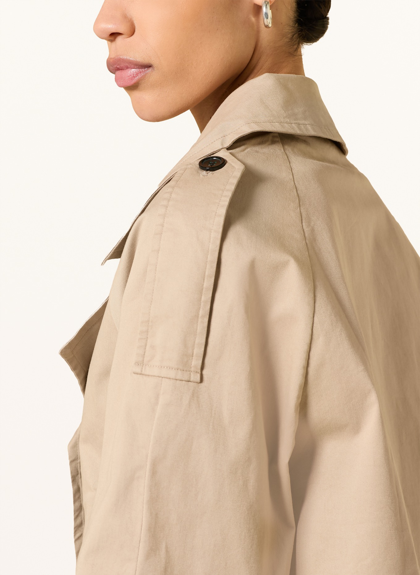 lilienfels trench coat: LIGHT BROWN