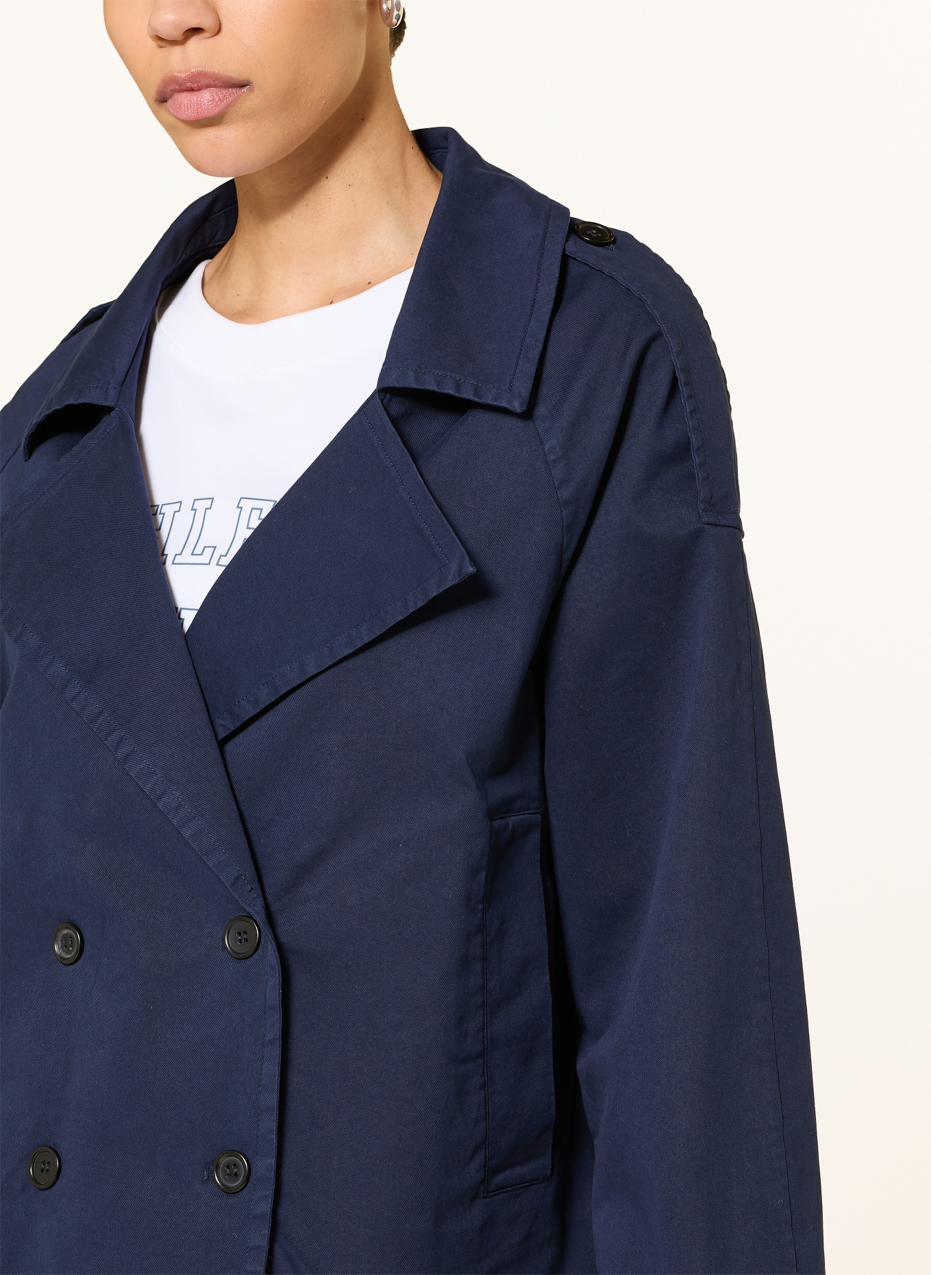lilienfels trench coat: DARK BLUE