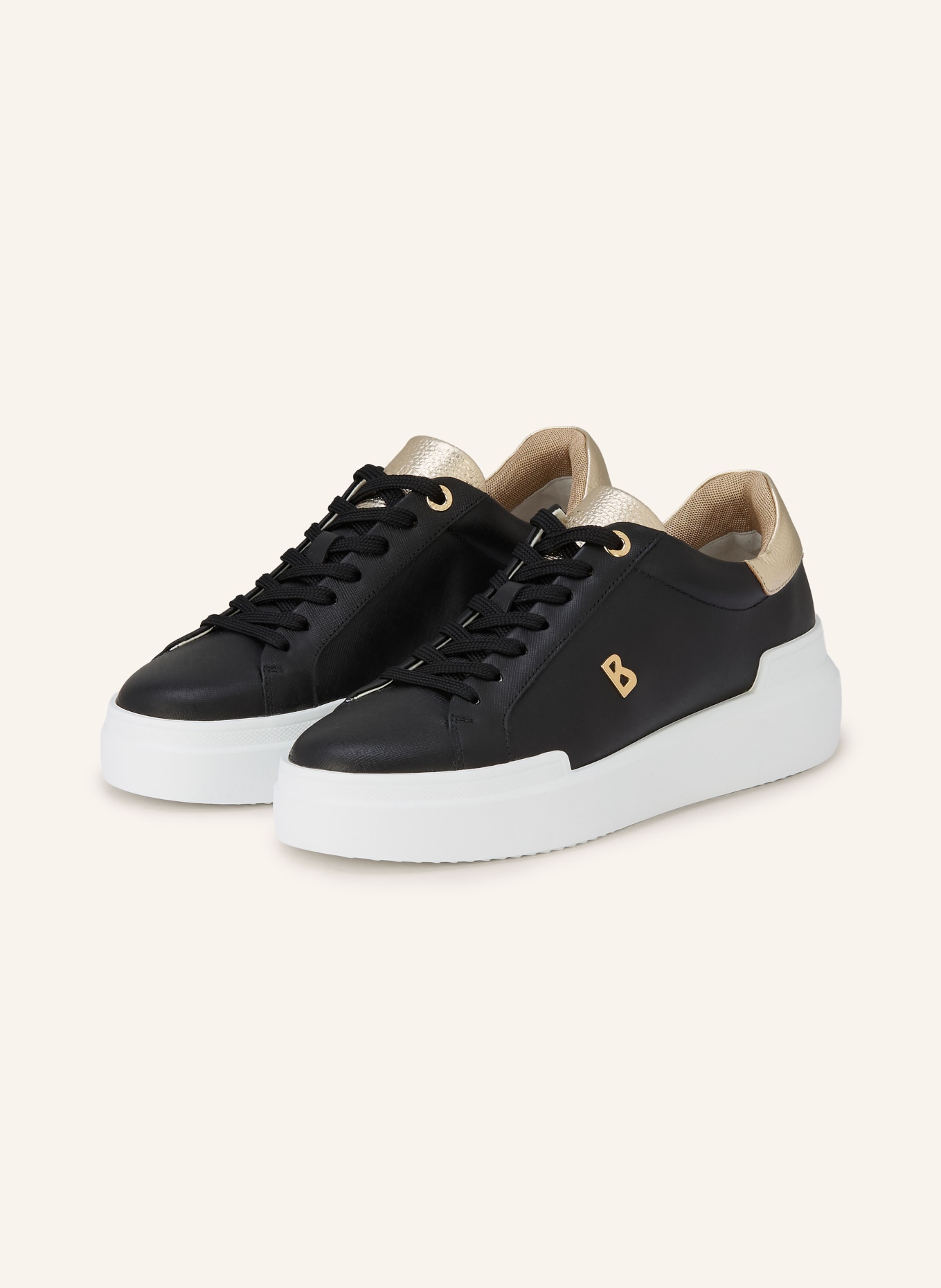 BOGNER HOLLYWOOD 20 F sneakers: BLACK / GOLD
