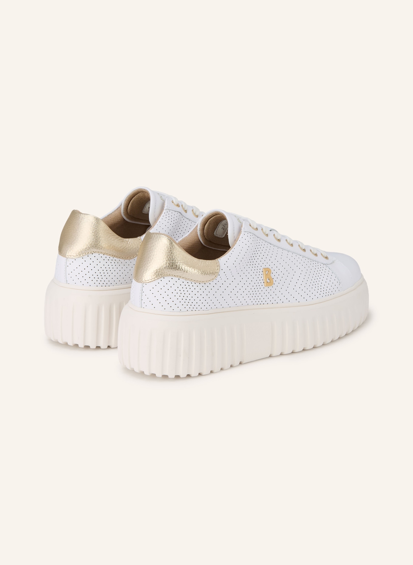 BOGNER Sneaker SINGAPORE 2: WEISS / GOLD