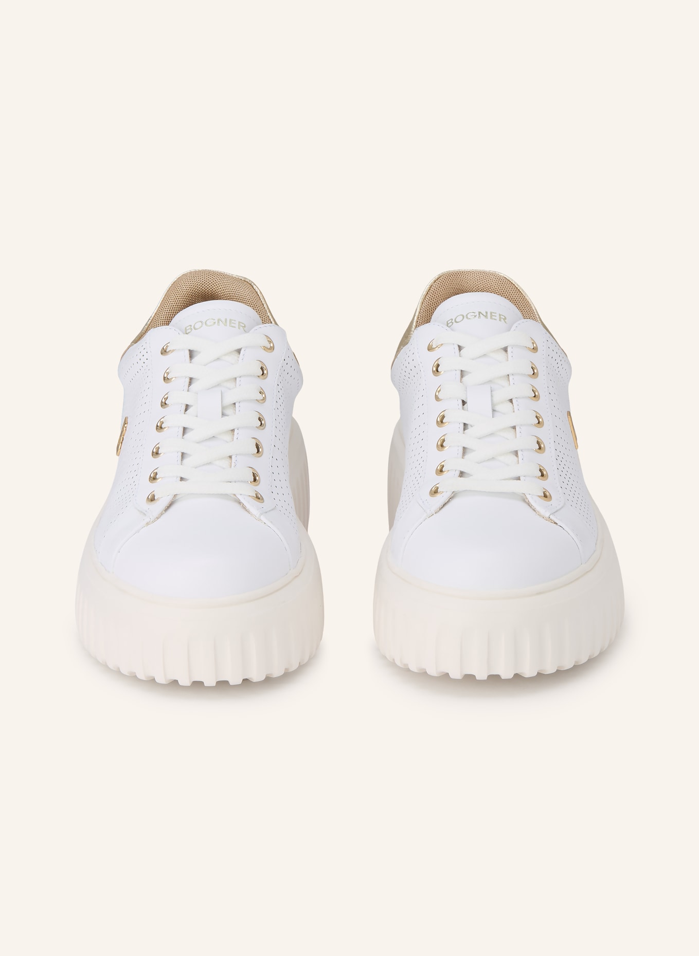 BOGNER Sneaker SINGAPORE 2: WEISS / GOLD