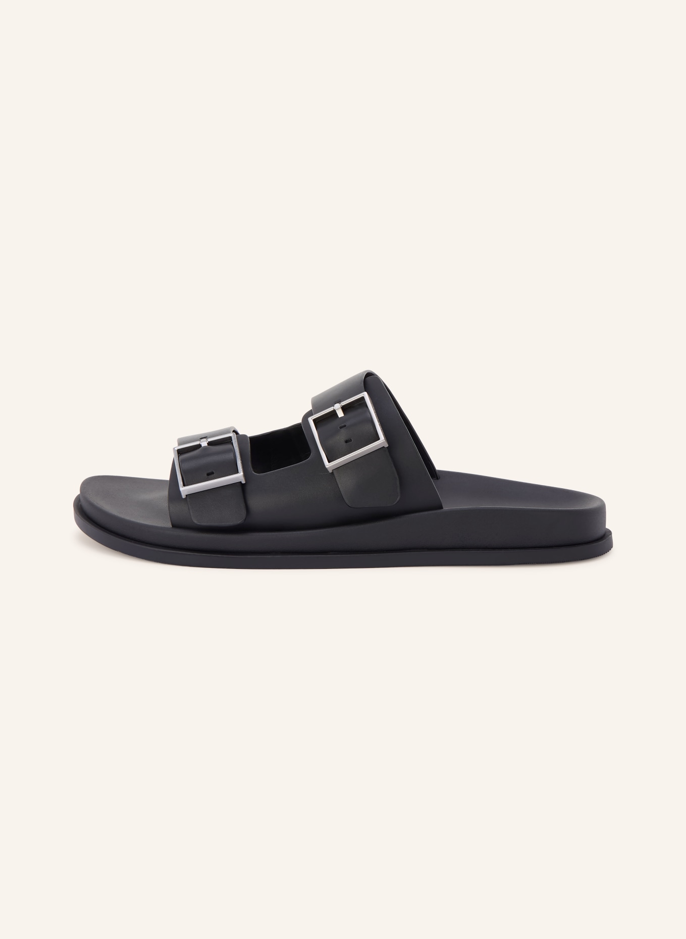 Calvin Klein mules: NOIR / ARGENT