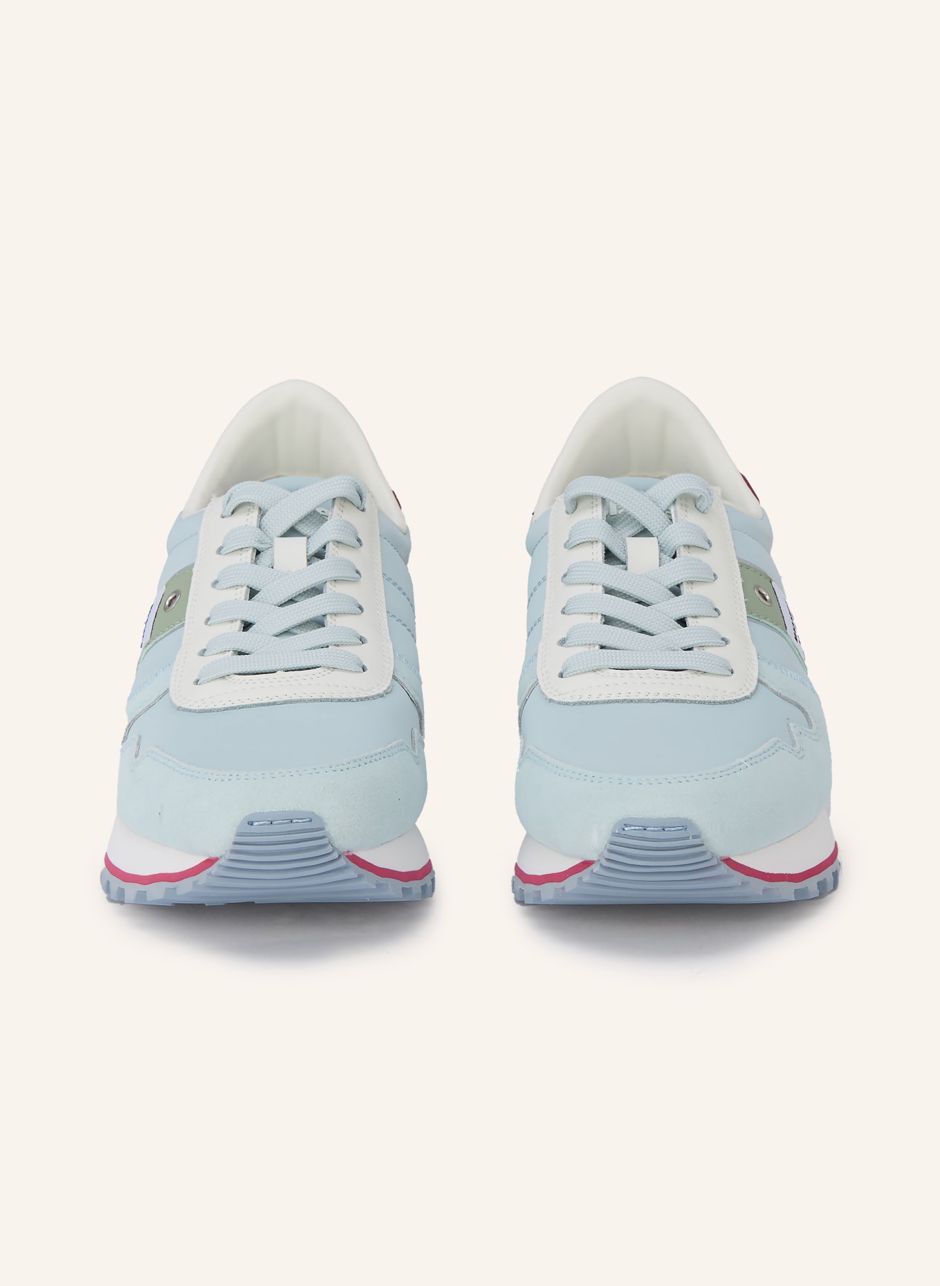 Blauer Sneaker MILLEN: HELLBLAU / PINK / MINT