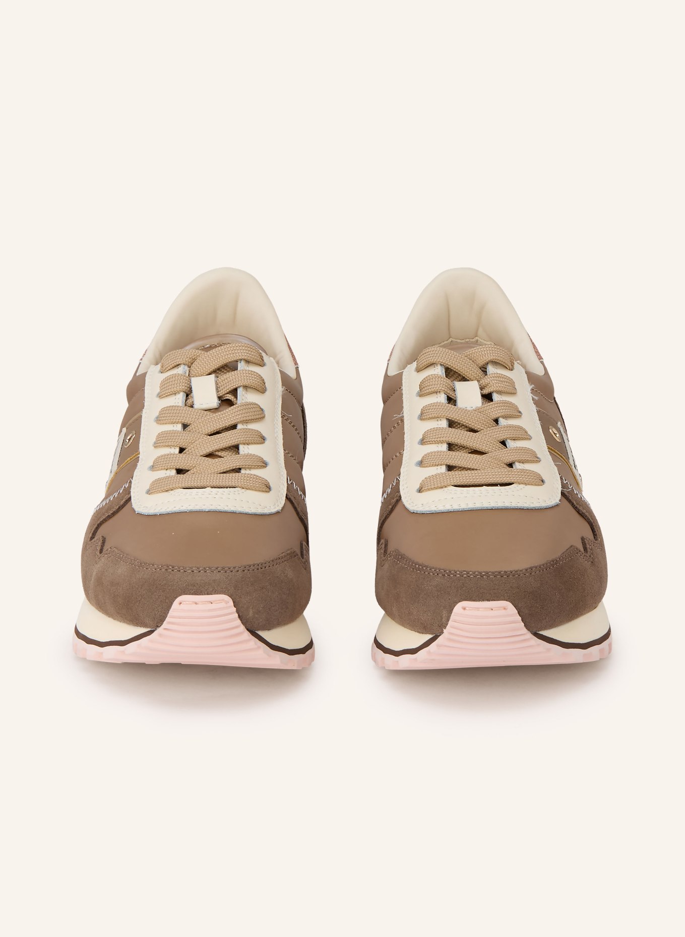 Blauer Sneaker MILLEN: BEIGE / HELLBRAUN / ROSA