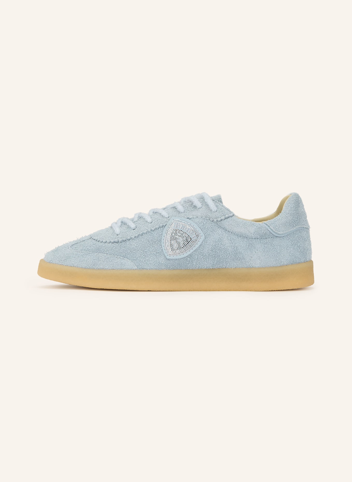 Blauer AURORA sneakers with gemstones: LIGHT BLUE