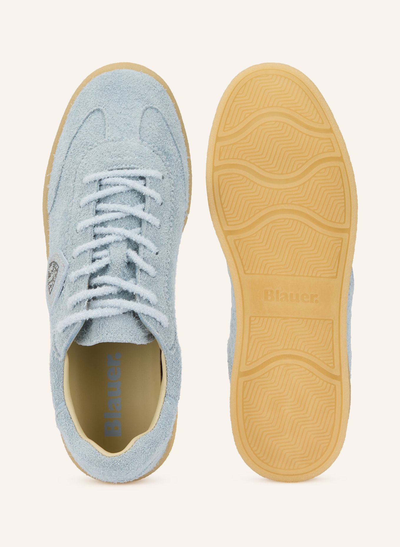 Blauer AURORA sneakers with gemstones: LIGHT BLUE