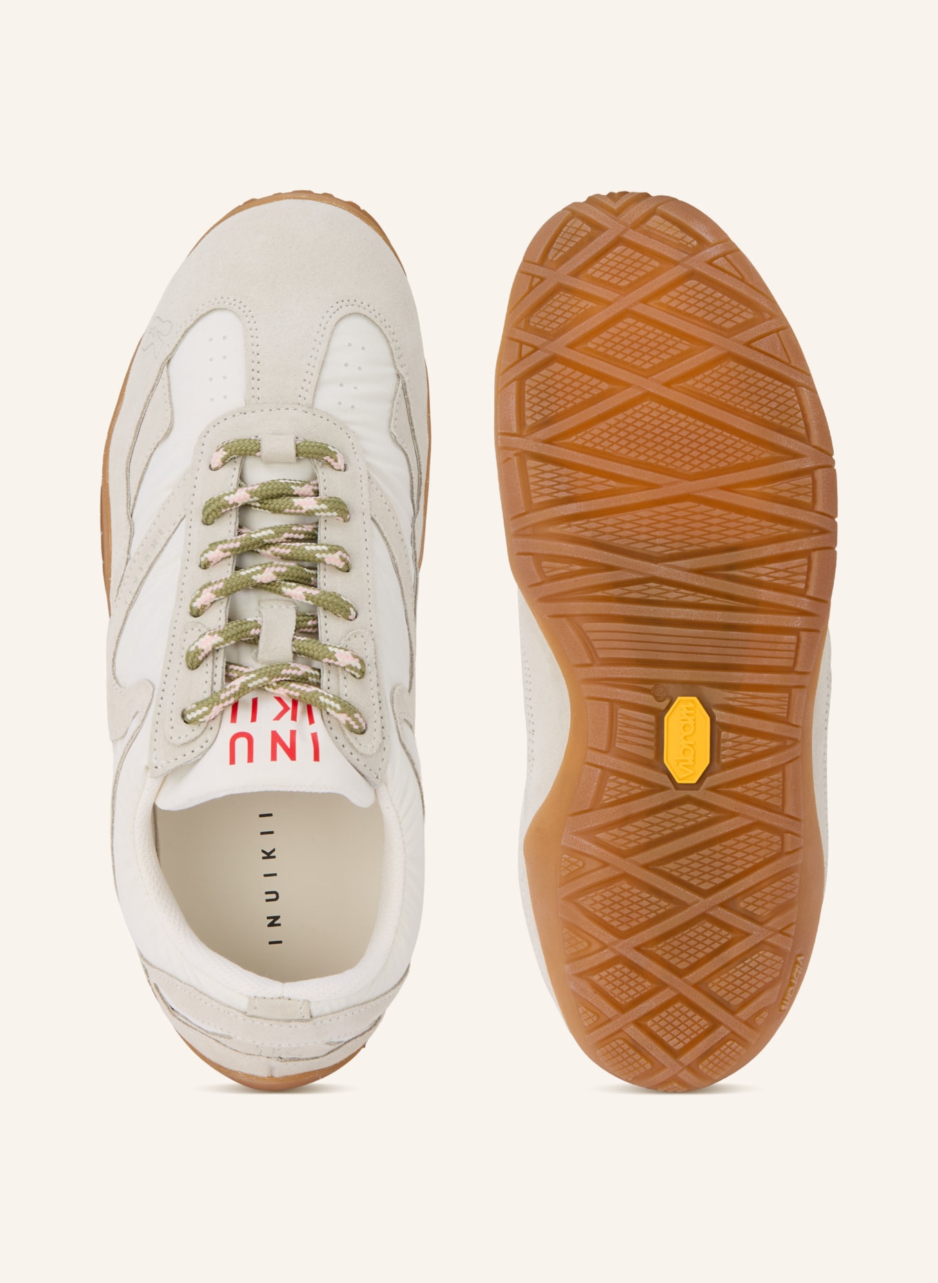 INUIKII Maliah Sky sneakers: LIGHT GRAY / WHITE