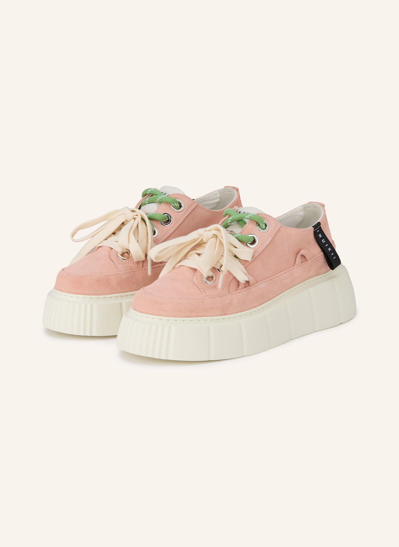 INUIKII Sneaker MATILDA: ROSA / GRÜN