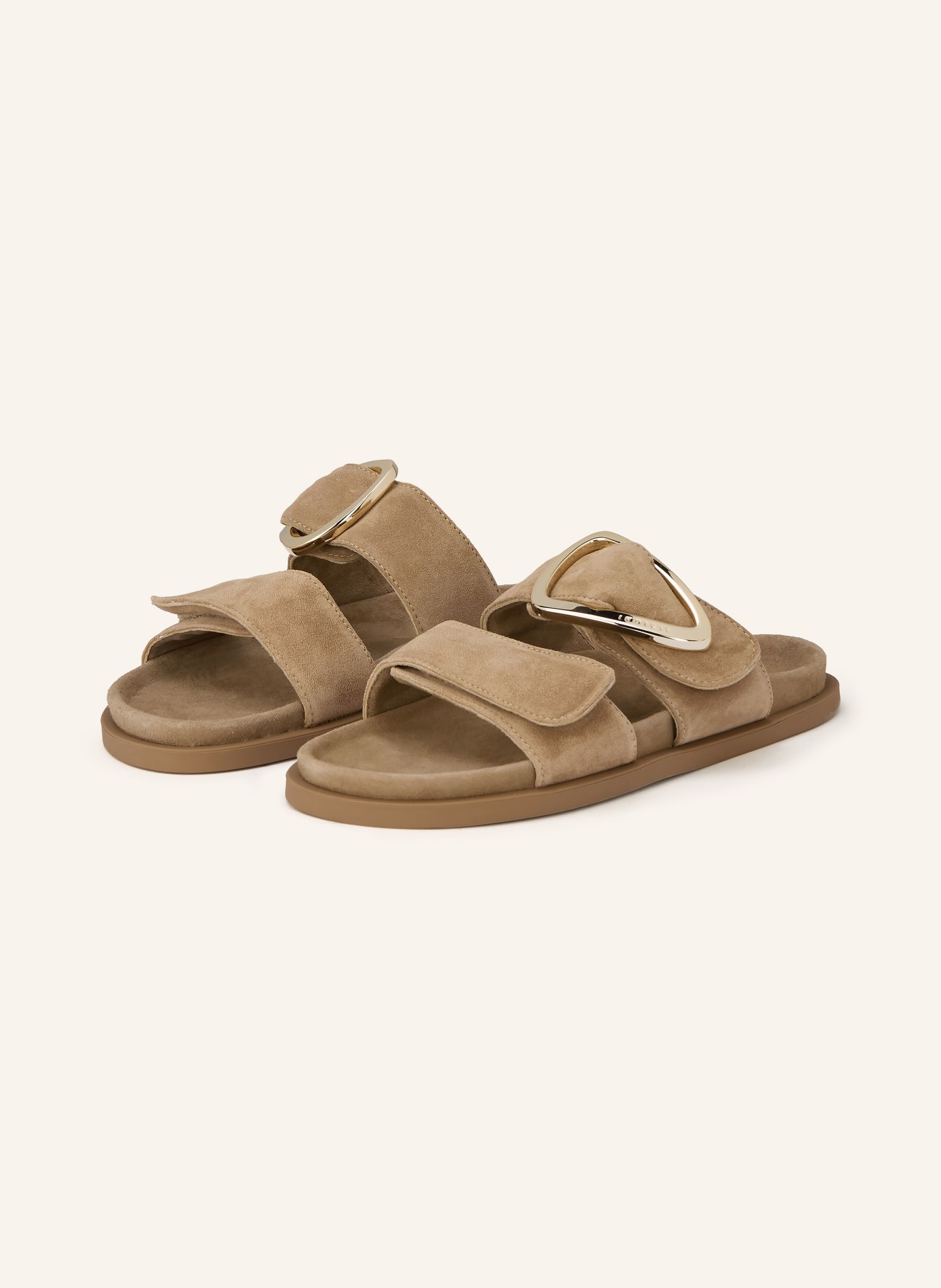 INUIKII DREAMER BUCKLE mules: BEIGE
