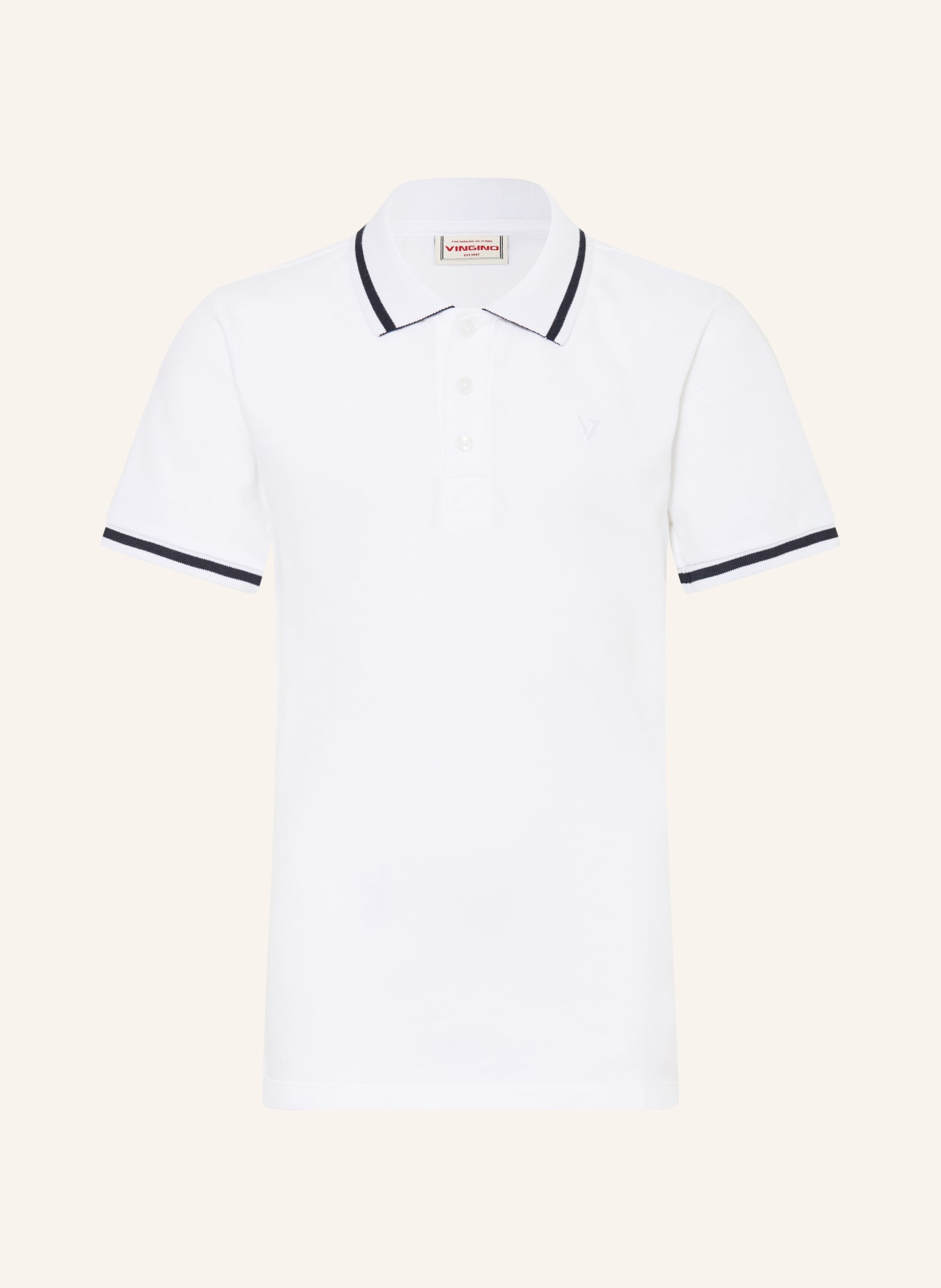 VINGINO Polo piqué: BLANC / NOIR