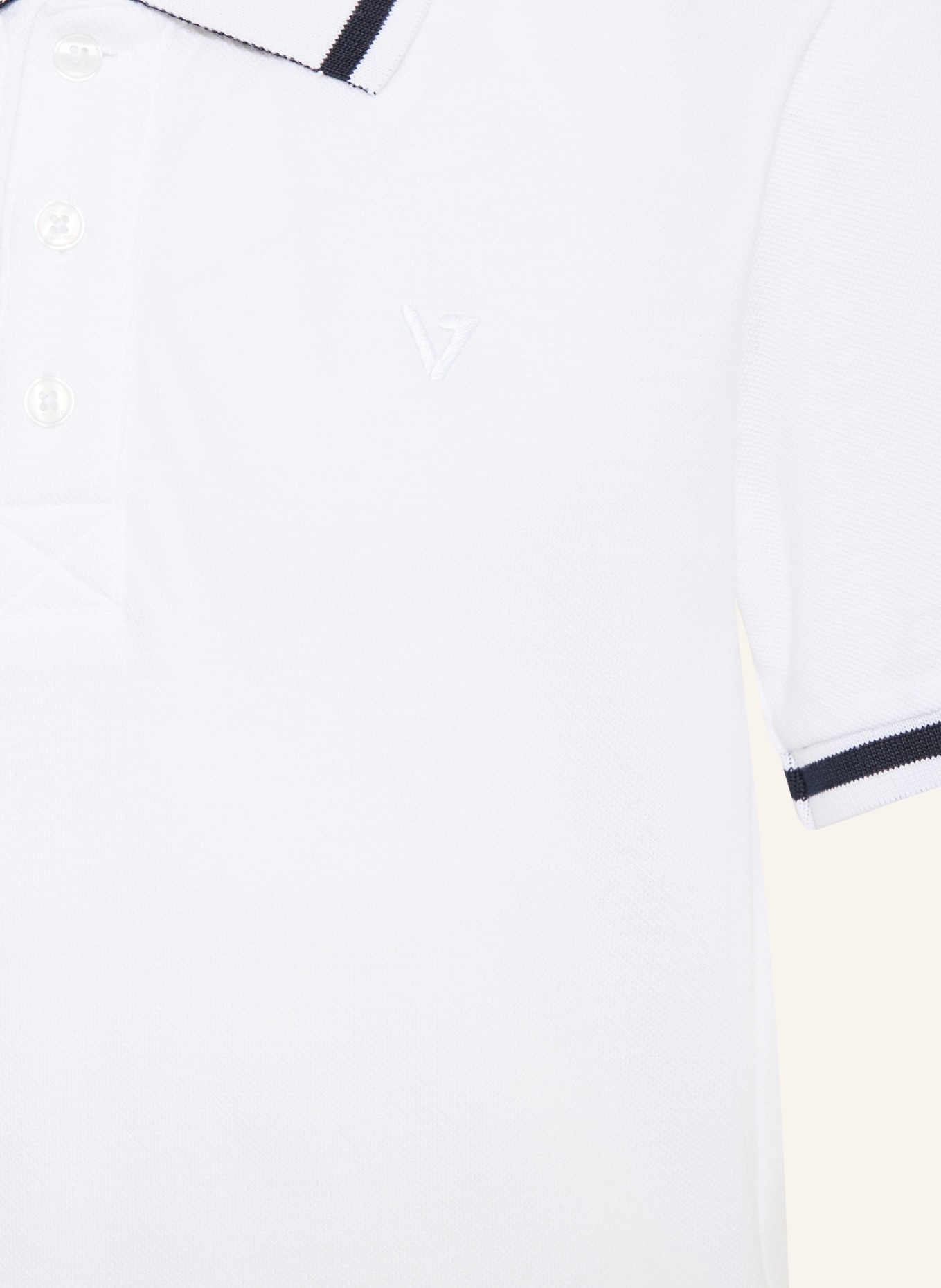 VINGINO Polo piqué: BLANC / NOIR