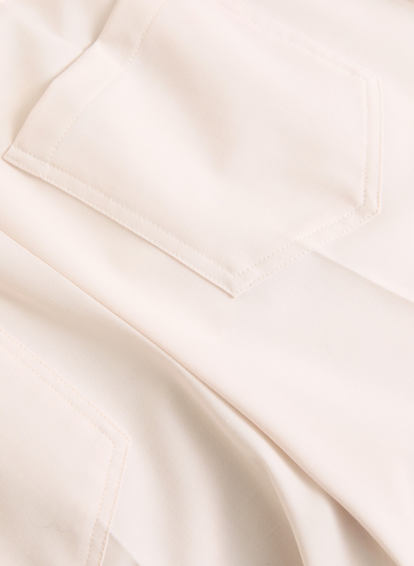 VICTORIA BECKHAM Marlenehose ALINA: ECRU