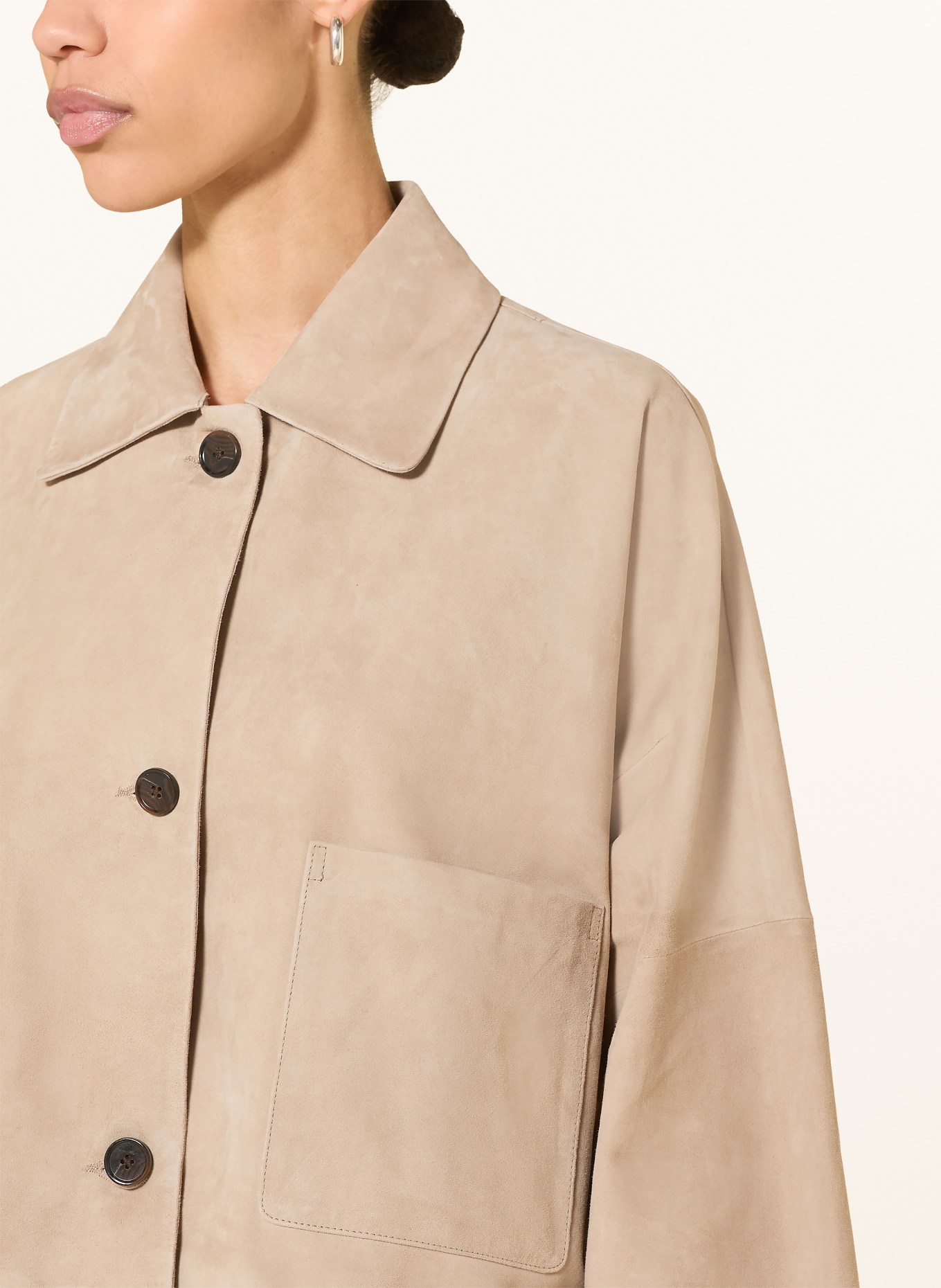 ARMA Lederjacke mit 3/4-Arm: HELLBRAUN