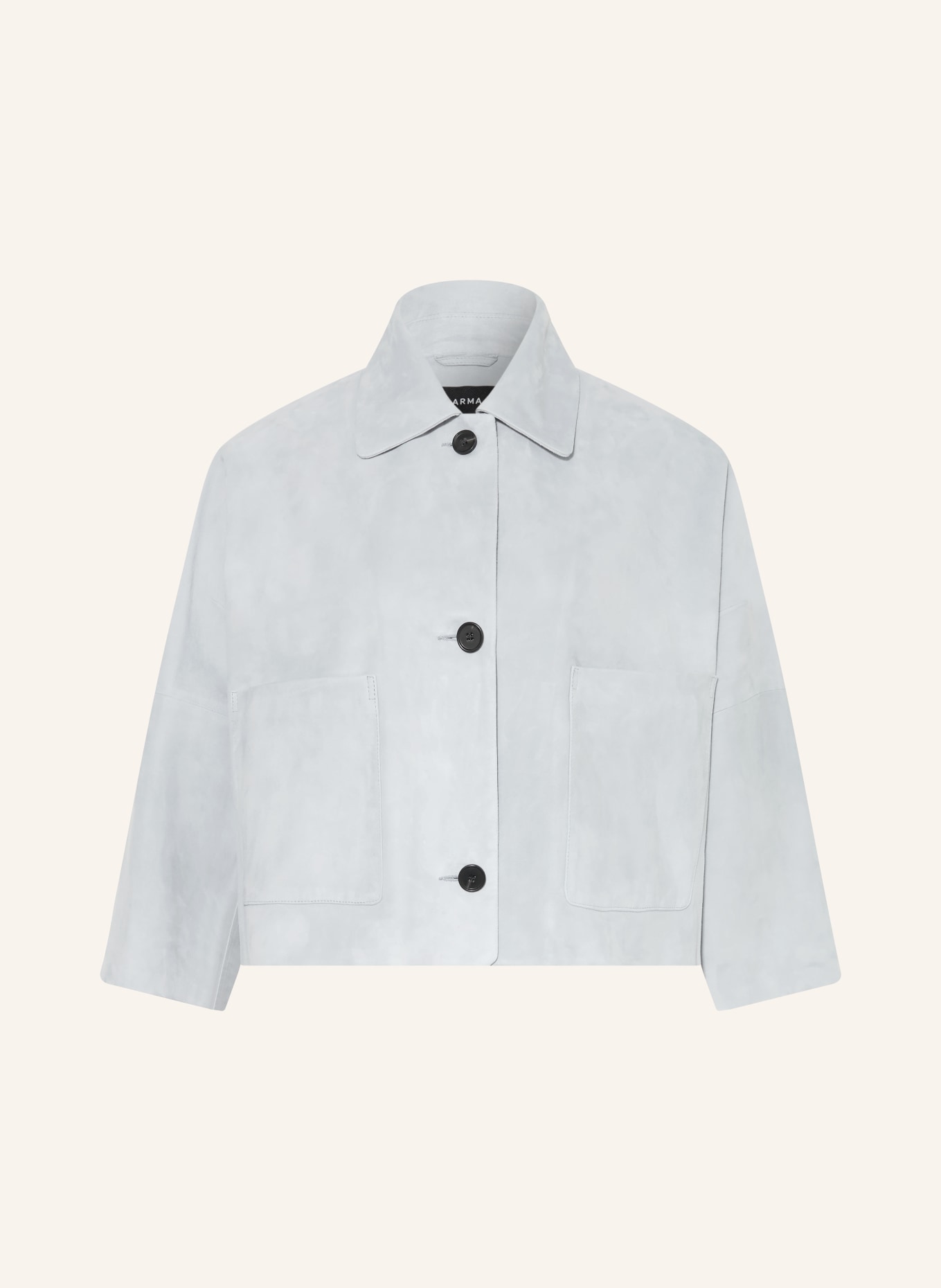 ARMA Lederjacke mit 3/4-Arm: HELLBLAU