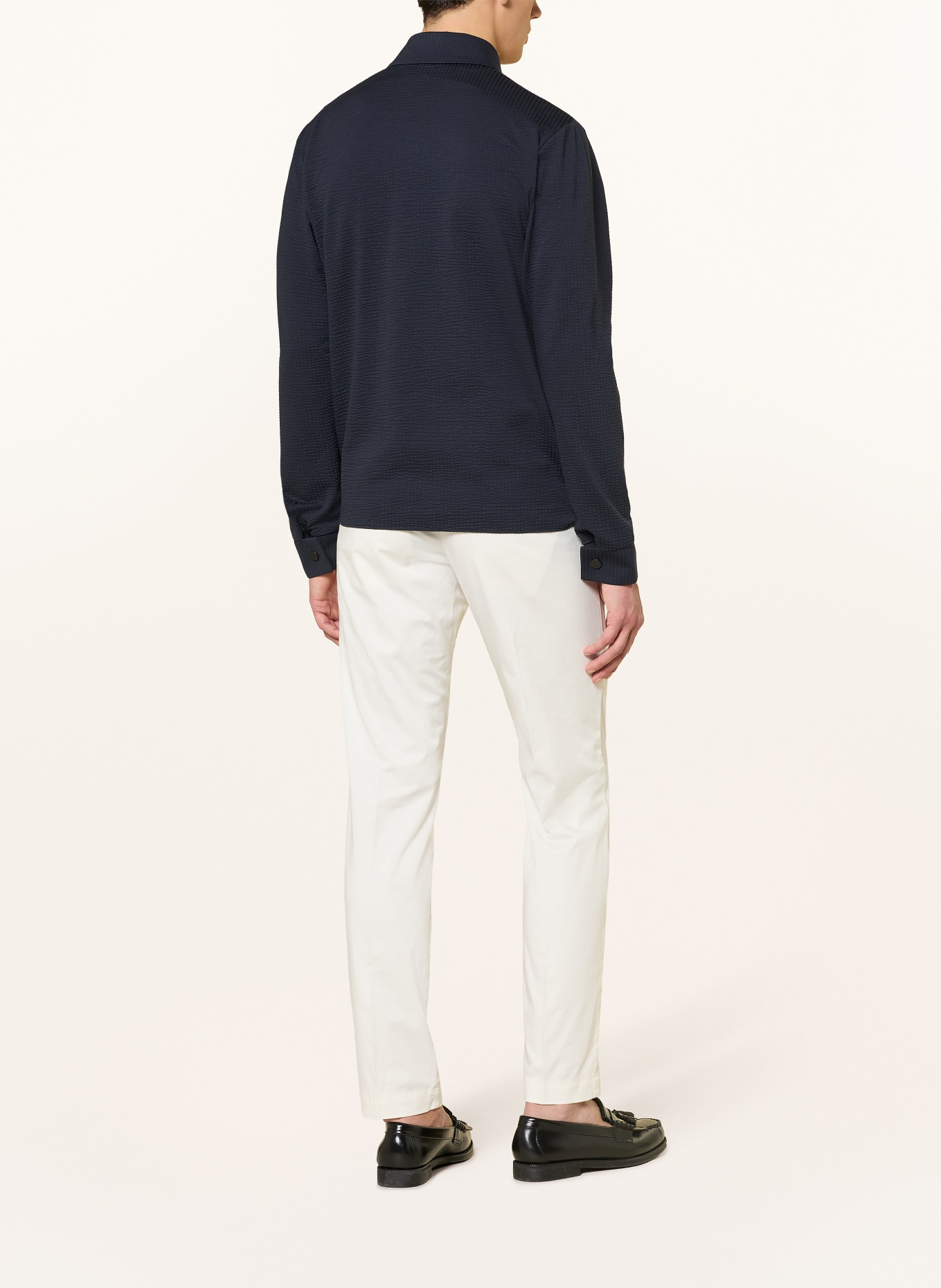 HARRIS WHARF LONDON Overjacket: DUNKELBLAU