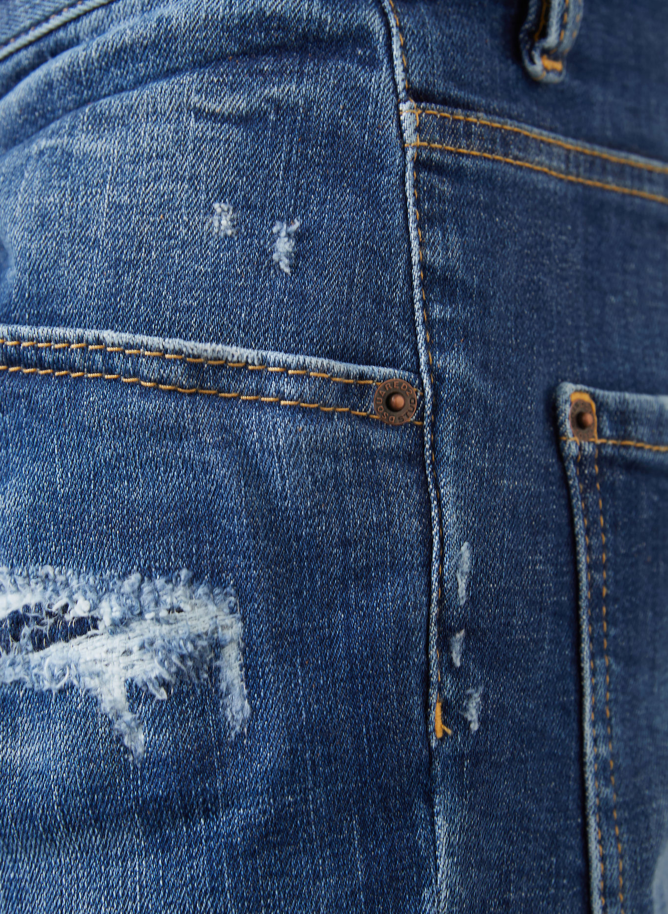 DSQUARED2 Destroyed Jeans SKATER Slim Fit: 470 COL. 470