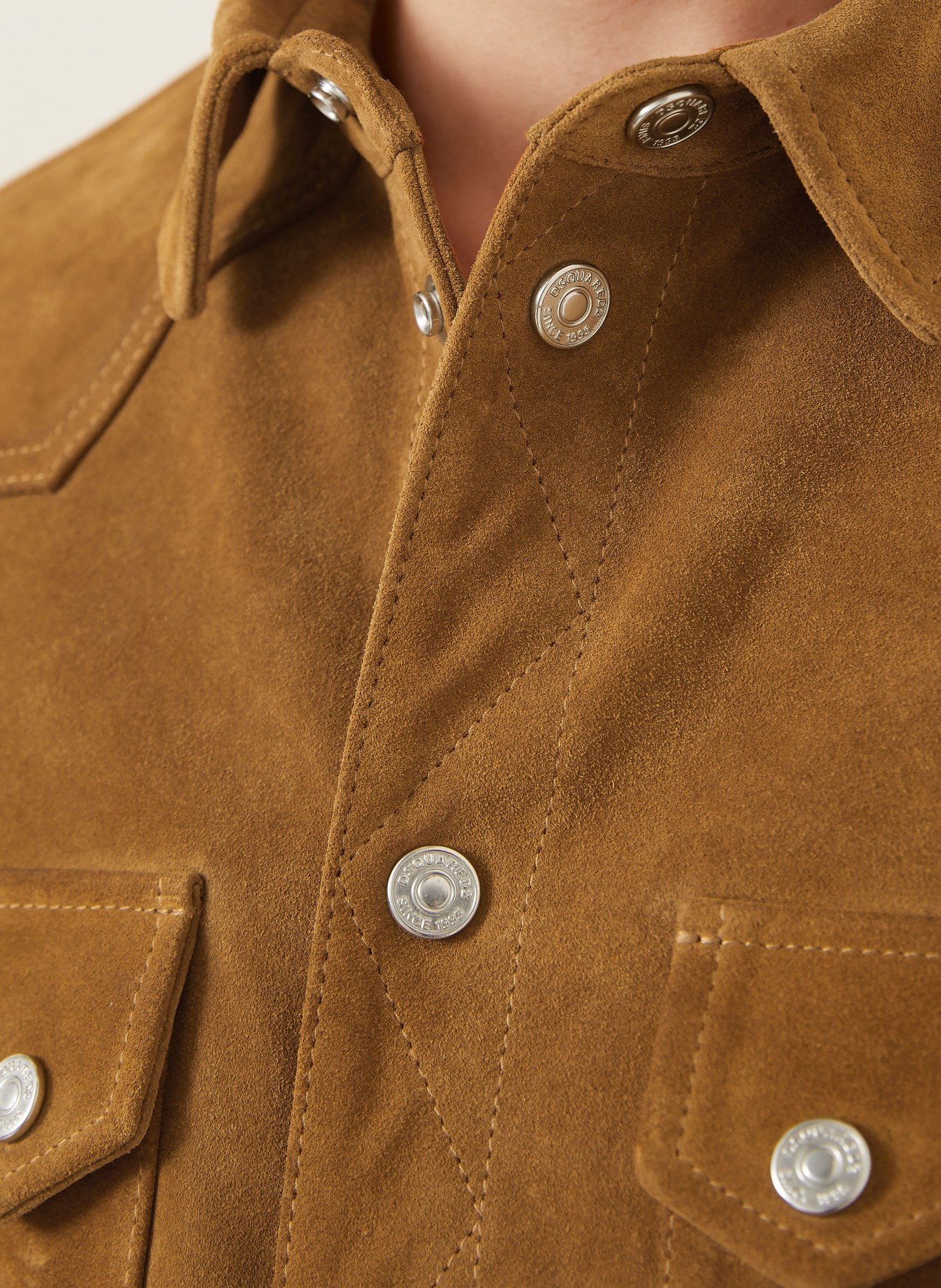 DSQUARED2 Lederjacke: COGNAC