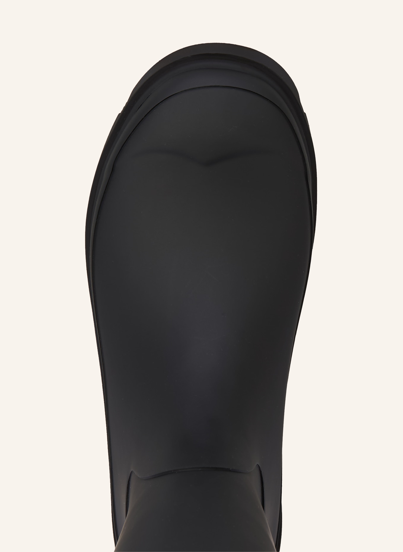 HUNTER Gummistiefel DOWNPOUR TALL: SCHWARZ / CREME / ROT