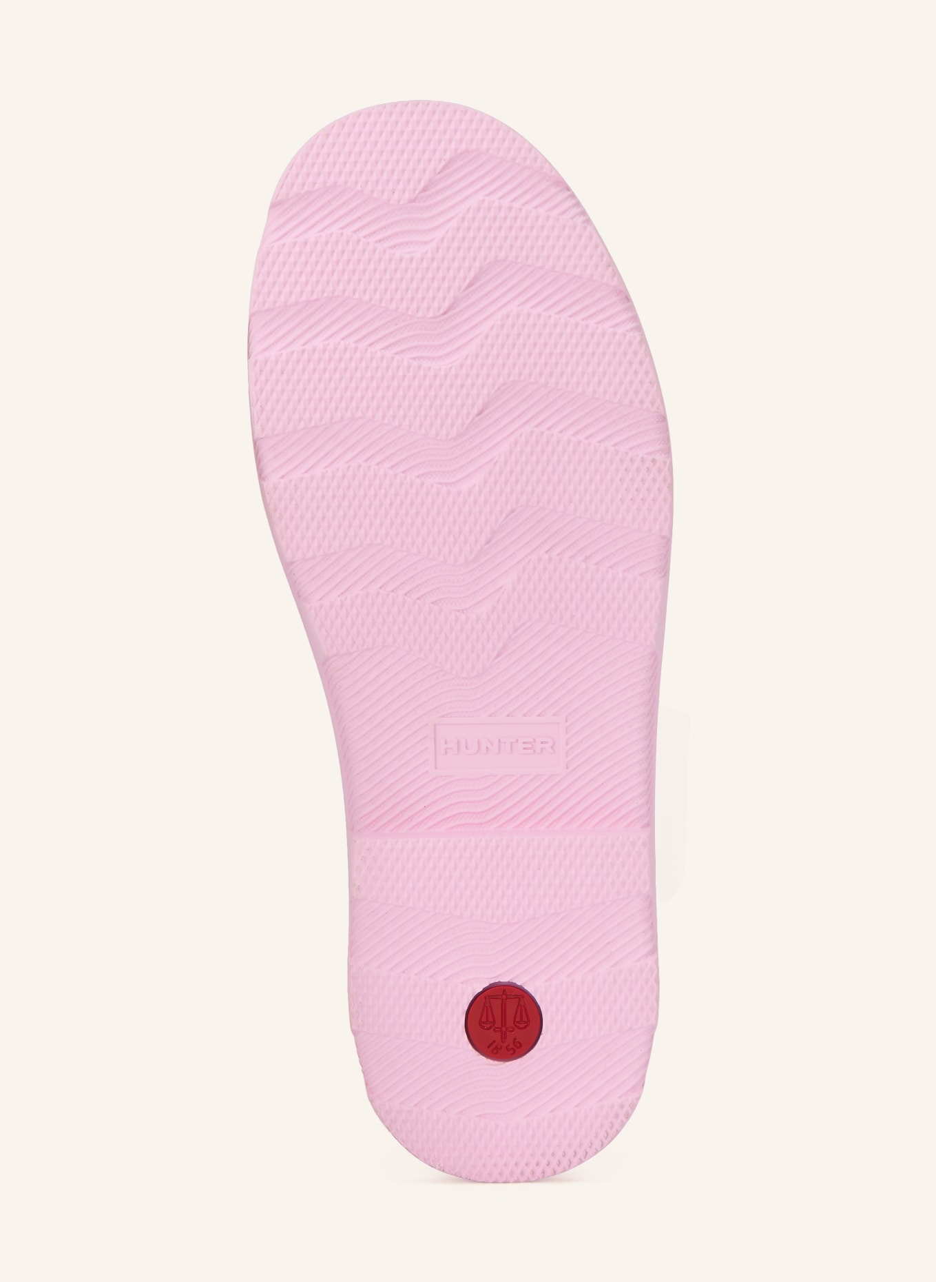 HUNTER DOWNPOUR TALL rubber boots: PINK / RED / BLACK